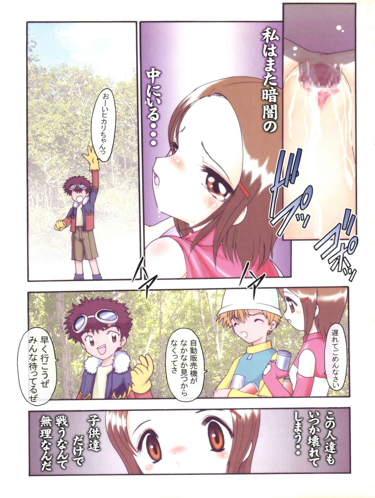 (C59) [Minor's Escort (Kazasuzu)] Hikari-chan to Issho (Digimon Adventure, Digimon Adventure 02)