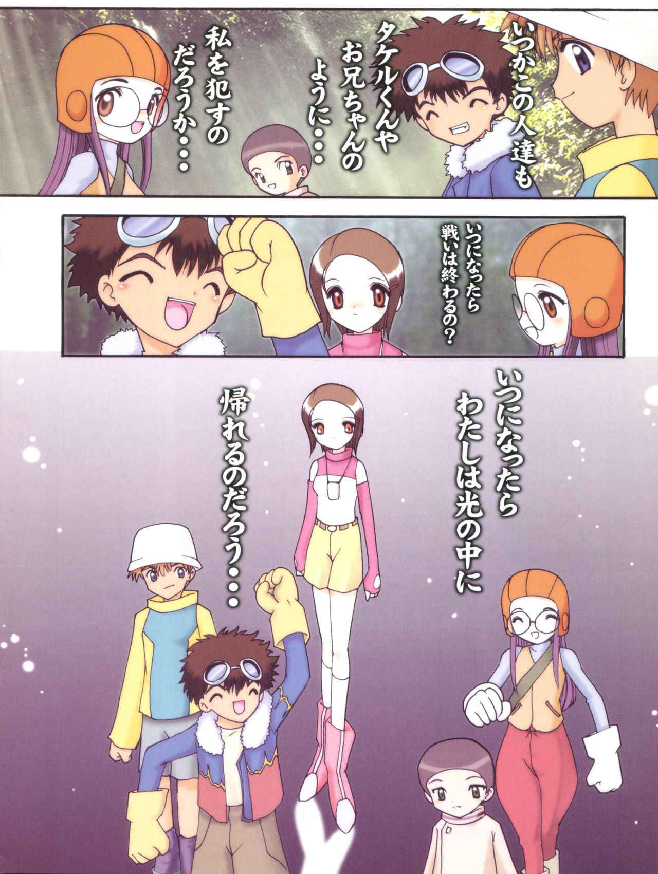 (C59) [Minor's Escort (Kazasuzu)] Hikari-chan to Issho (Digimon Adventure, Digimon Adventure 02)