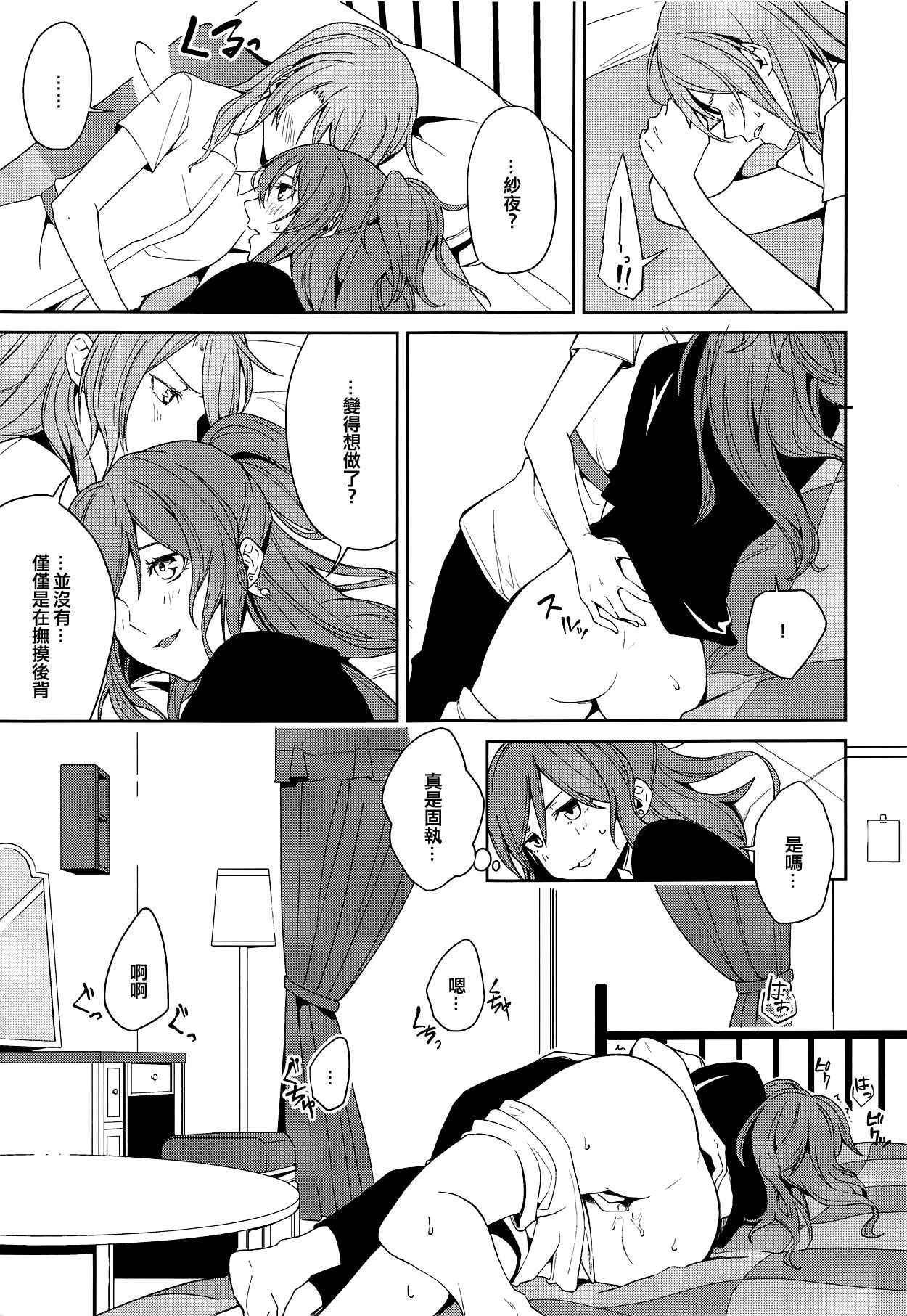 (C94) [Tatakai no Kiseki (Senyuu)] "...Shiyo?" "Dame desu" (BanG Dream!) [Chinese] [EZR個人漢化]