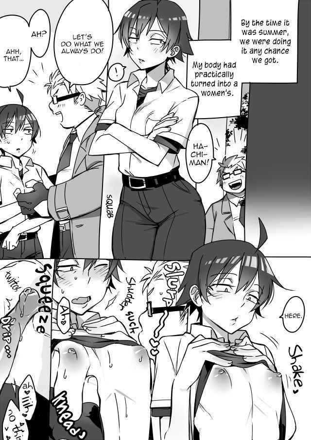 [Cr-R] Mainichi Tanetsuke Sare te Mesu no Karada ni Natta Hachiman ga Hamerare nagara Shanyuu Suru Manga (Yahari Ore no Seishun Love Come wa Machigatteiru.) [English]