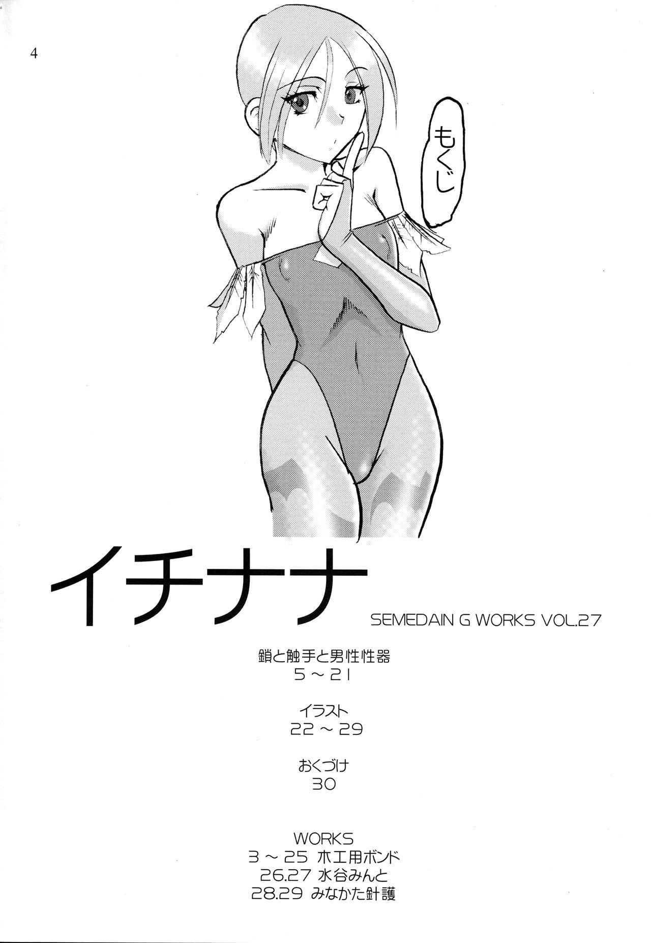 (C70) [SEMEDAIN G (Mokkouyou Bond)] SEMEDAIN G WORKS Vol. 28 - Ichinana (Darkstalkers)