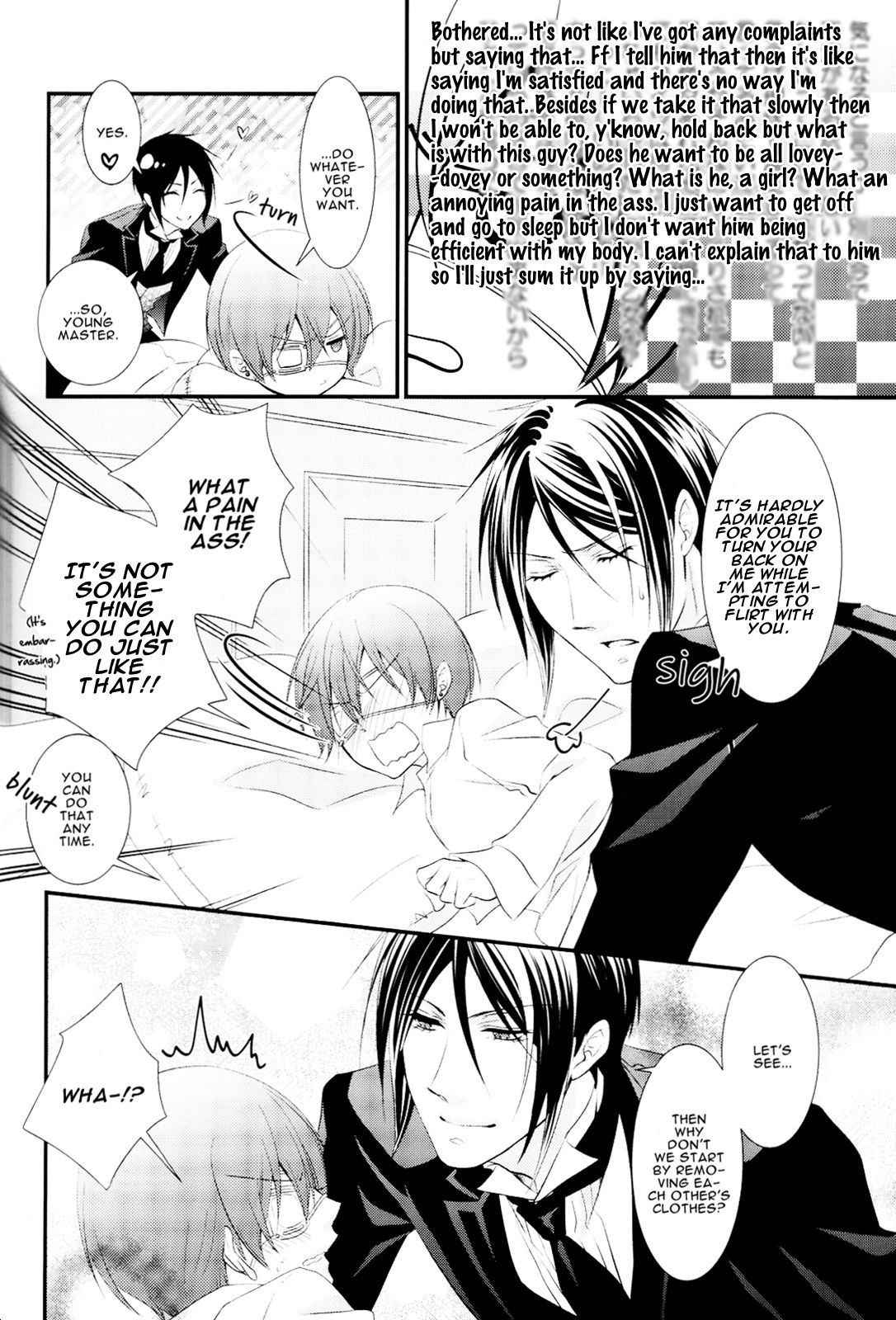 (C86) [Pink Kitten (Naokichi.)] Slow (Black Butler) [English] {Mafy}