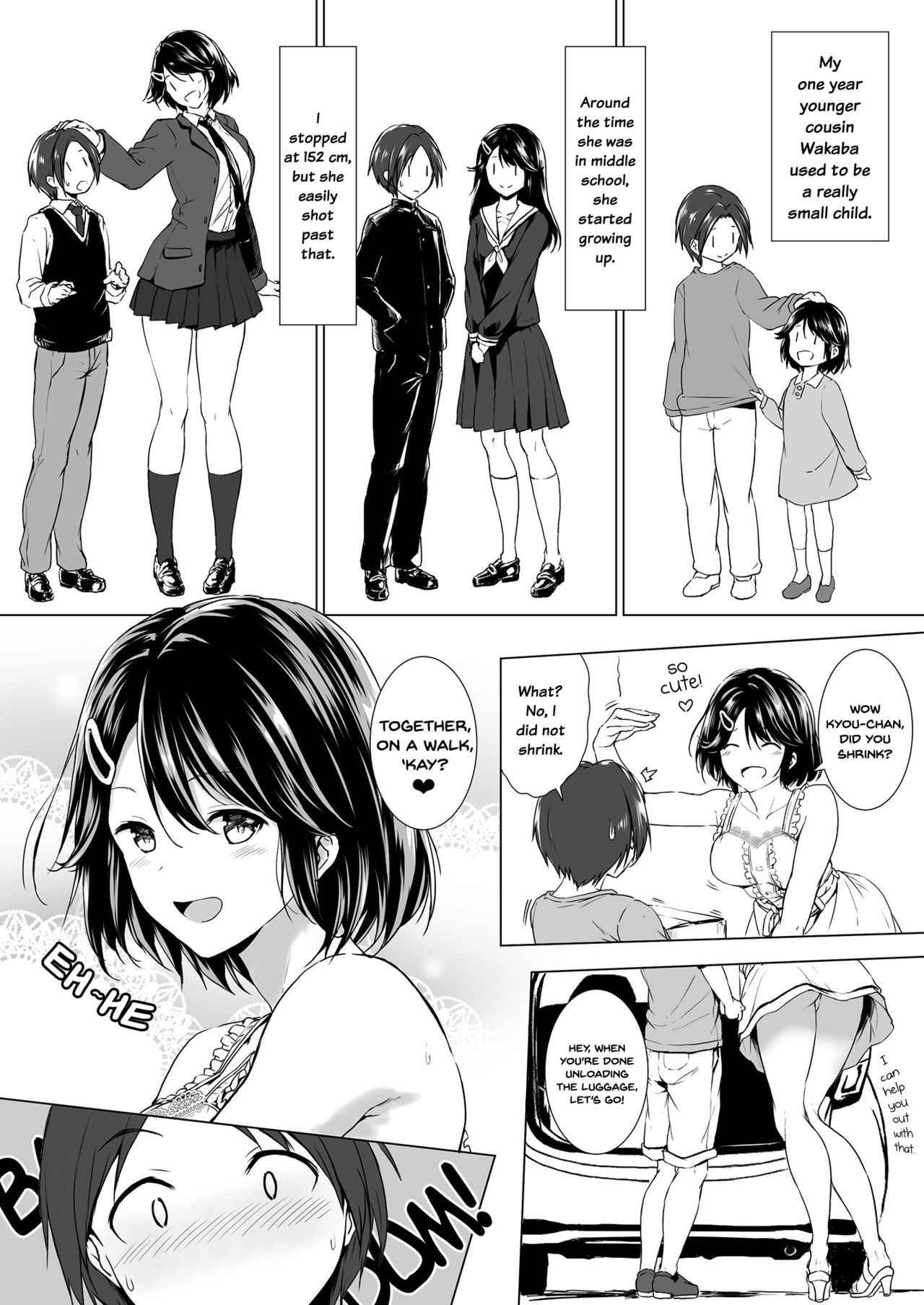 [Honey lounge (Hachimitsu)] I Want to Do Sexy Things with My Tall Younger Cousin | Choushin Itoko to Ecchii Koto Shiyo [English] [JasmineTea]