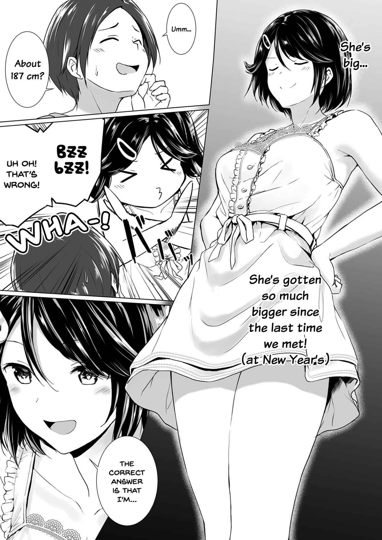 [Honey lounge (Hachimitsu)] I Want to Do Sexy Things with My Tall Younger Cousin | Choushin Itoko to Ecchii Koto Shiyo [English] [JasmineTea]