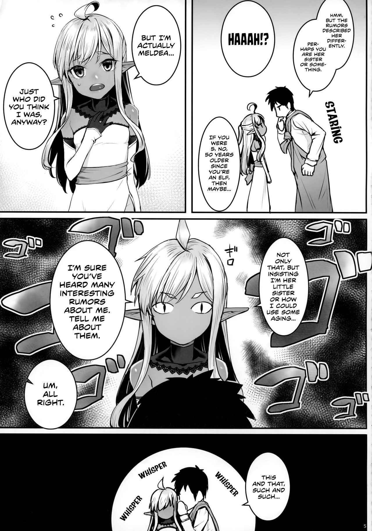 (C94) [Area14 (Kasei)] Dark Elf no Himegimi to Ichakorax | TEASExing the Dark Elves' Princess [English] [Team Koinaka]