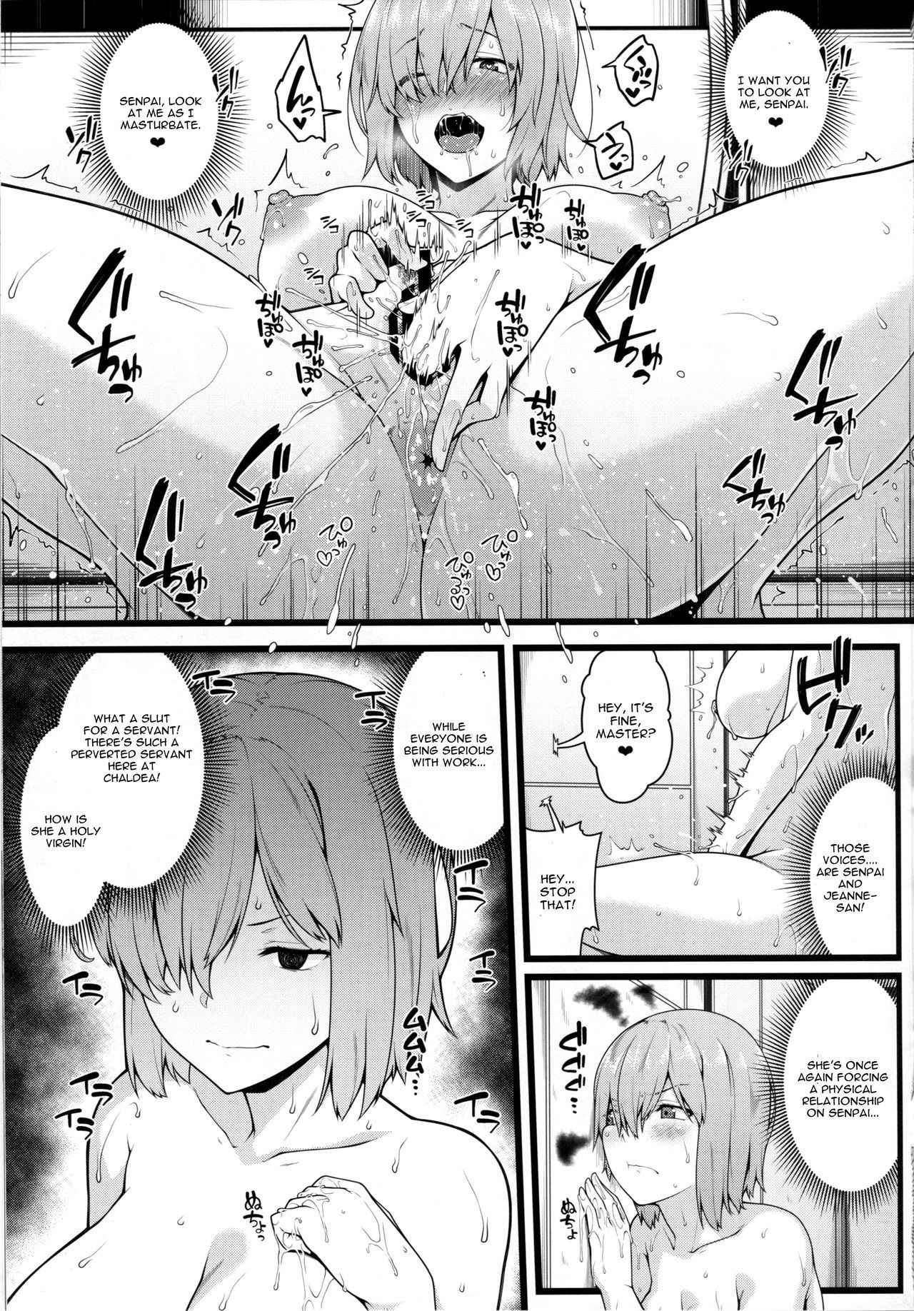 (C94) [Banana Koubou (Ao Banana)] Zenra Roshutsu Haikai Onanie ni Dohamari Shita Hentai Kouhai Mash Kyrielight (Fate/Grand Order) [English] [CGrascal]