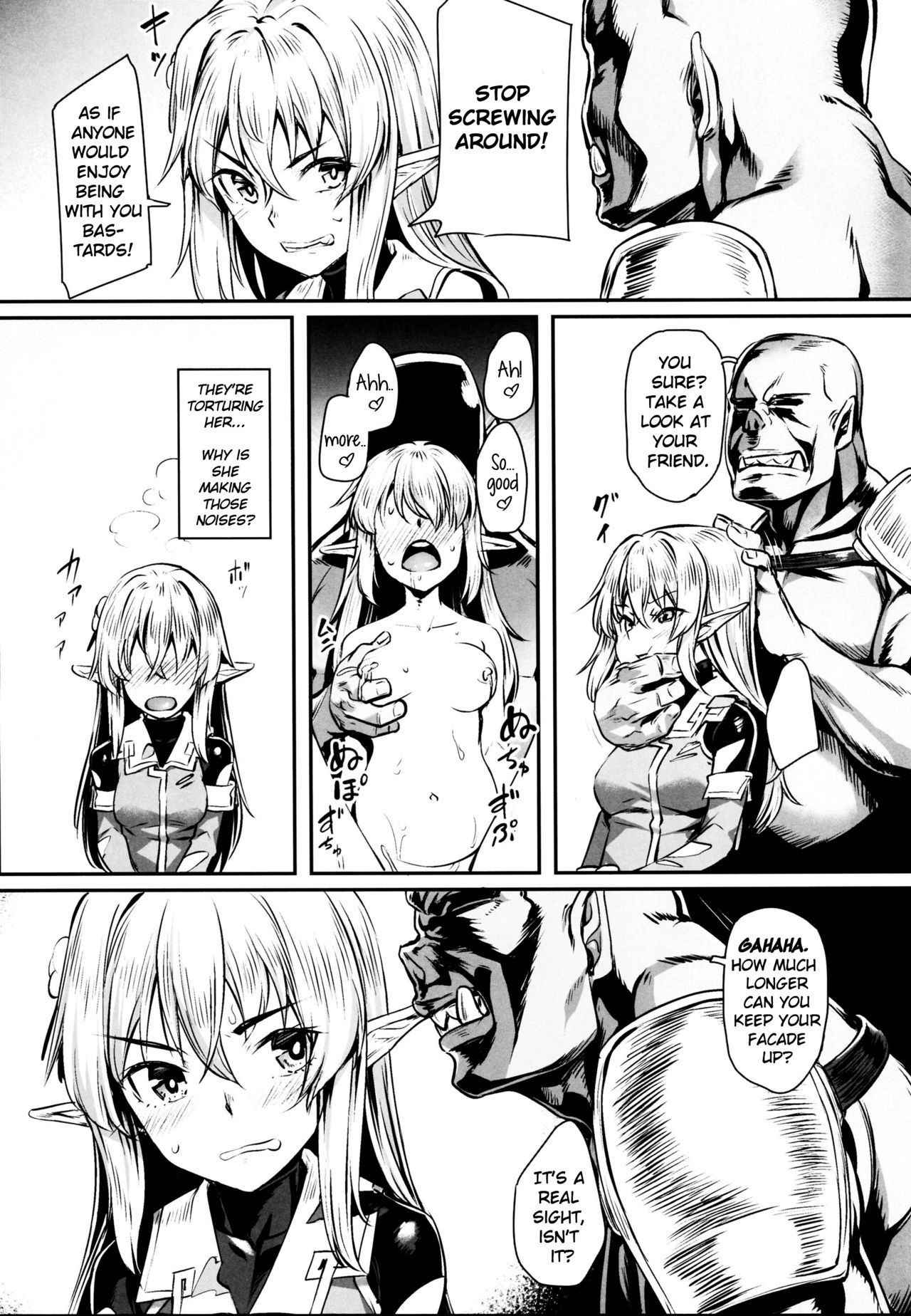 (COMIC1☆13) [Area14 (Kasei)] Orc ni Torawareta Elf wa [English] [tracesnull]