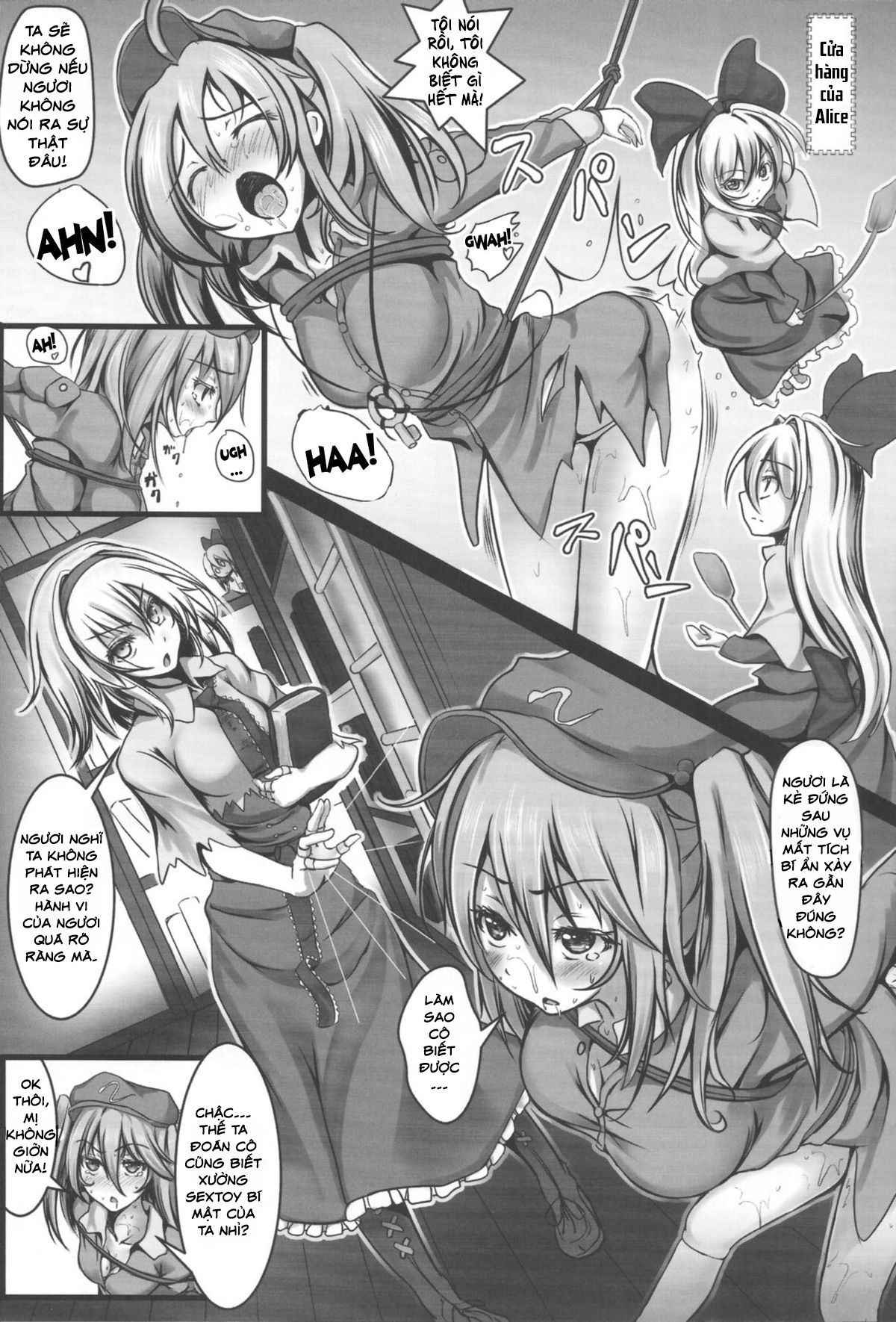 (C85) [Monaka Udon (Monikano)] Alice Kyousei Zecchou Souchi (Touhou Project) [Vietnamese Tiếng Việt] [Demon Victory Team]