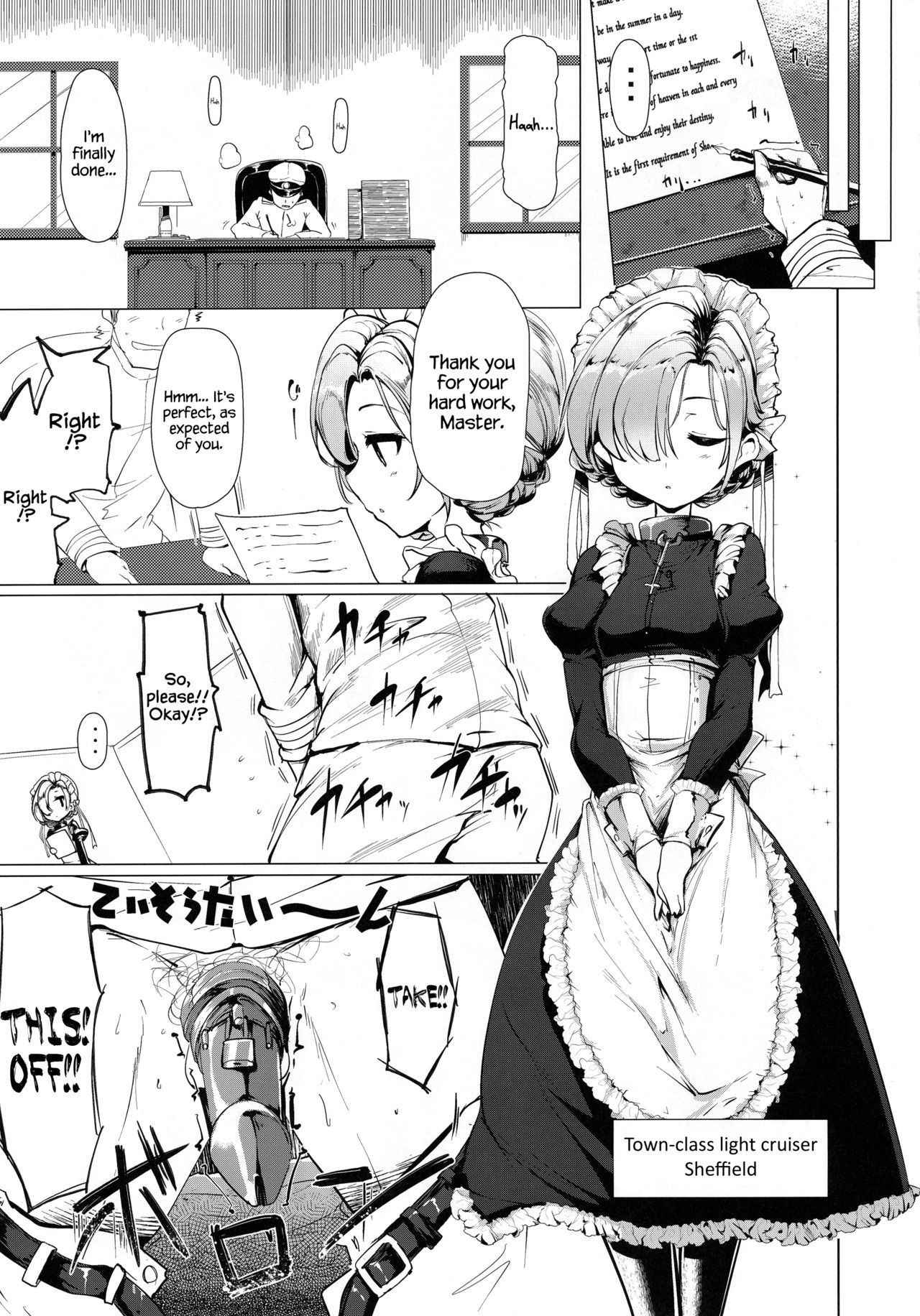 (COMIC1☆13) [Hisagoya (Momio)] Boku wa Mujihi na Maid no Omocha (Azur Lane) [English] {Hennojin}