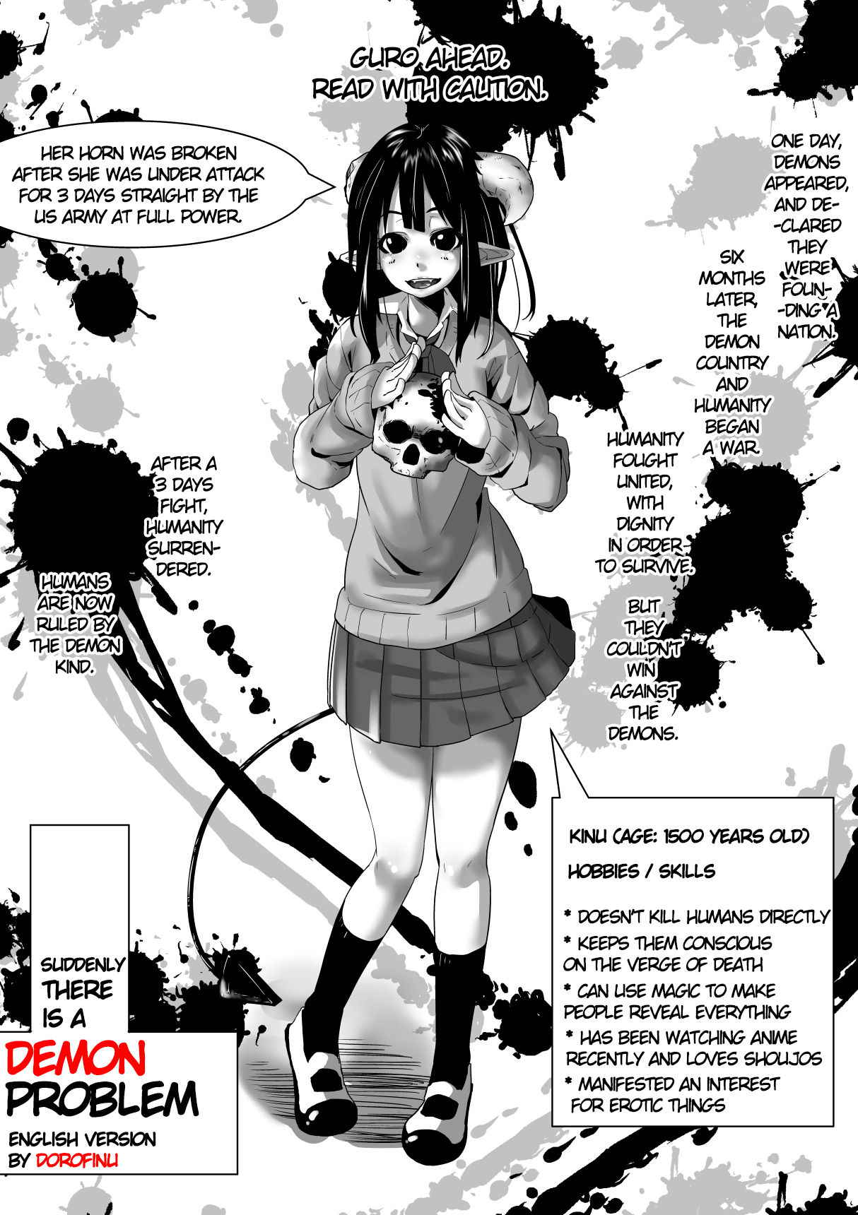 [Tokuni Mirashichi] Suddenly, There Is a Demon Problem [English] [Dorofinu]