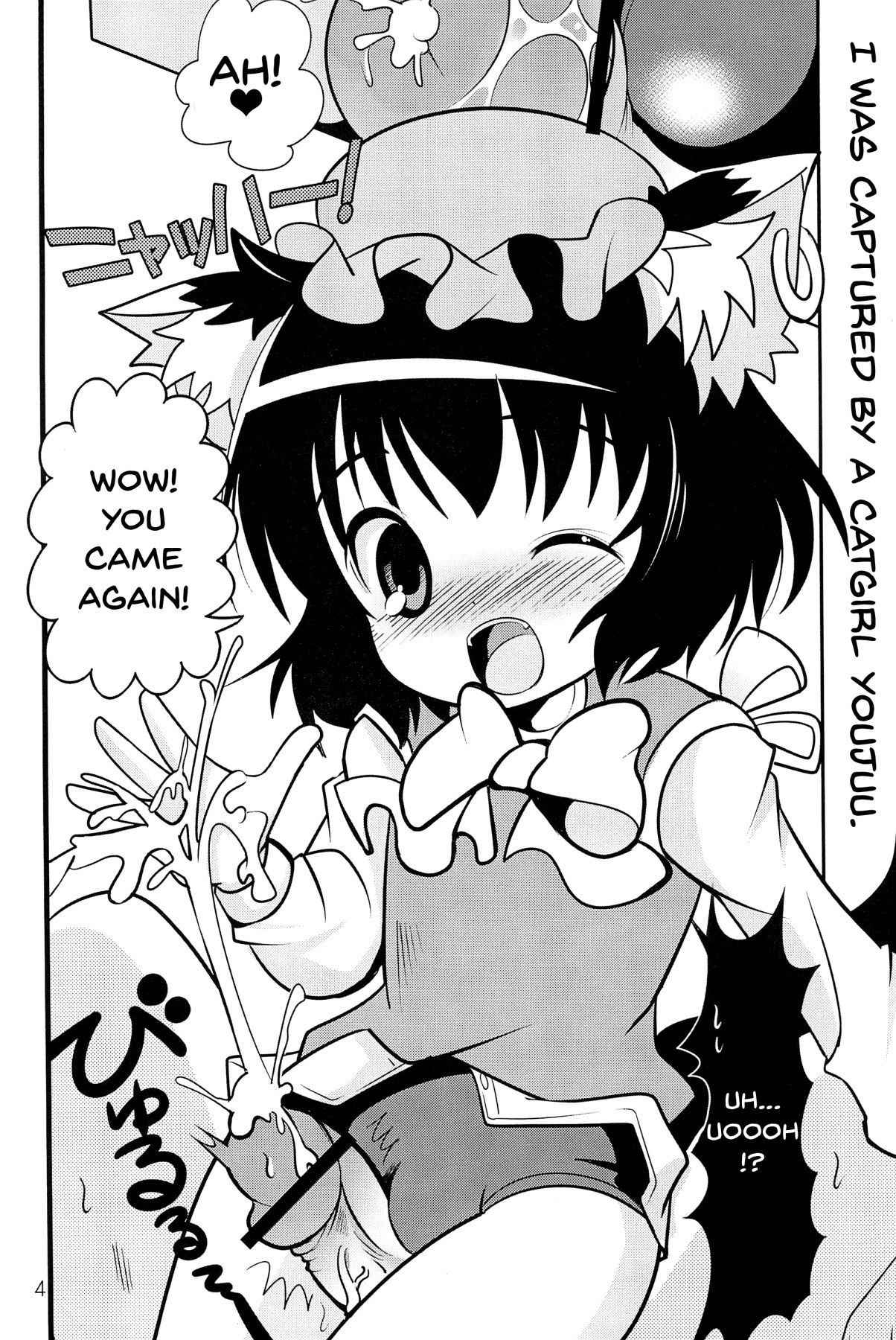 (C80) [Nyaa. to Hidamari (Takamoto Akisa)] Youjuu dakara Daijoubu! | It's Okay Since I'm A Youjuu! (Touhou Project) [English] {Doujins.com}