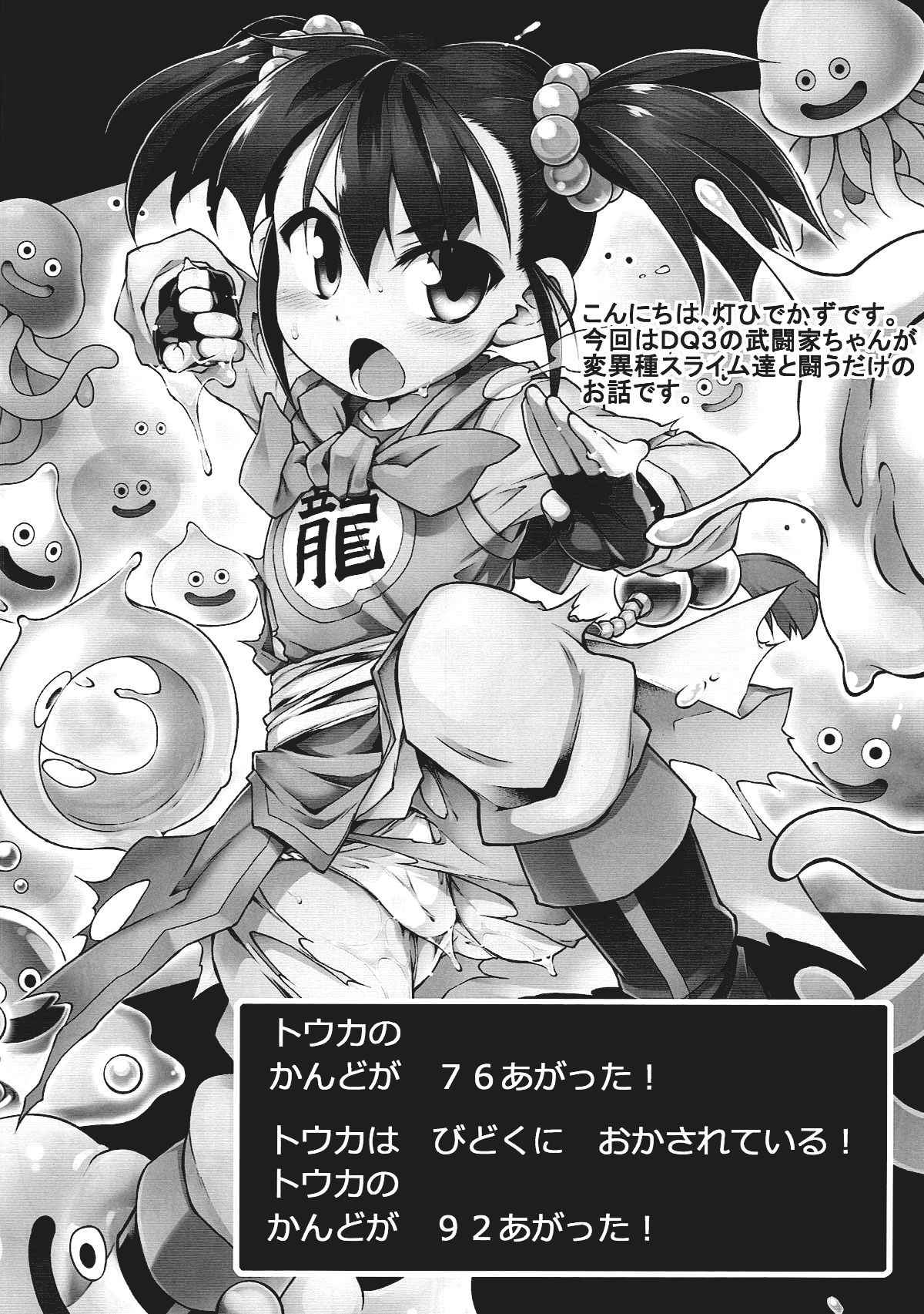 (C93) [Tomoshibiya Koubou (Tomoshibi Hidekazu)] Zettai Slime nanka ni Maketari Shinai! (Dragon Quest III) [Chinese] [新桥月白日语社]