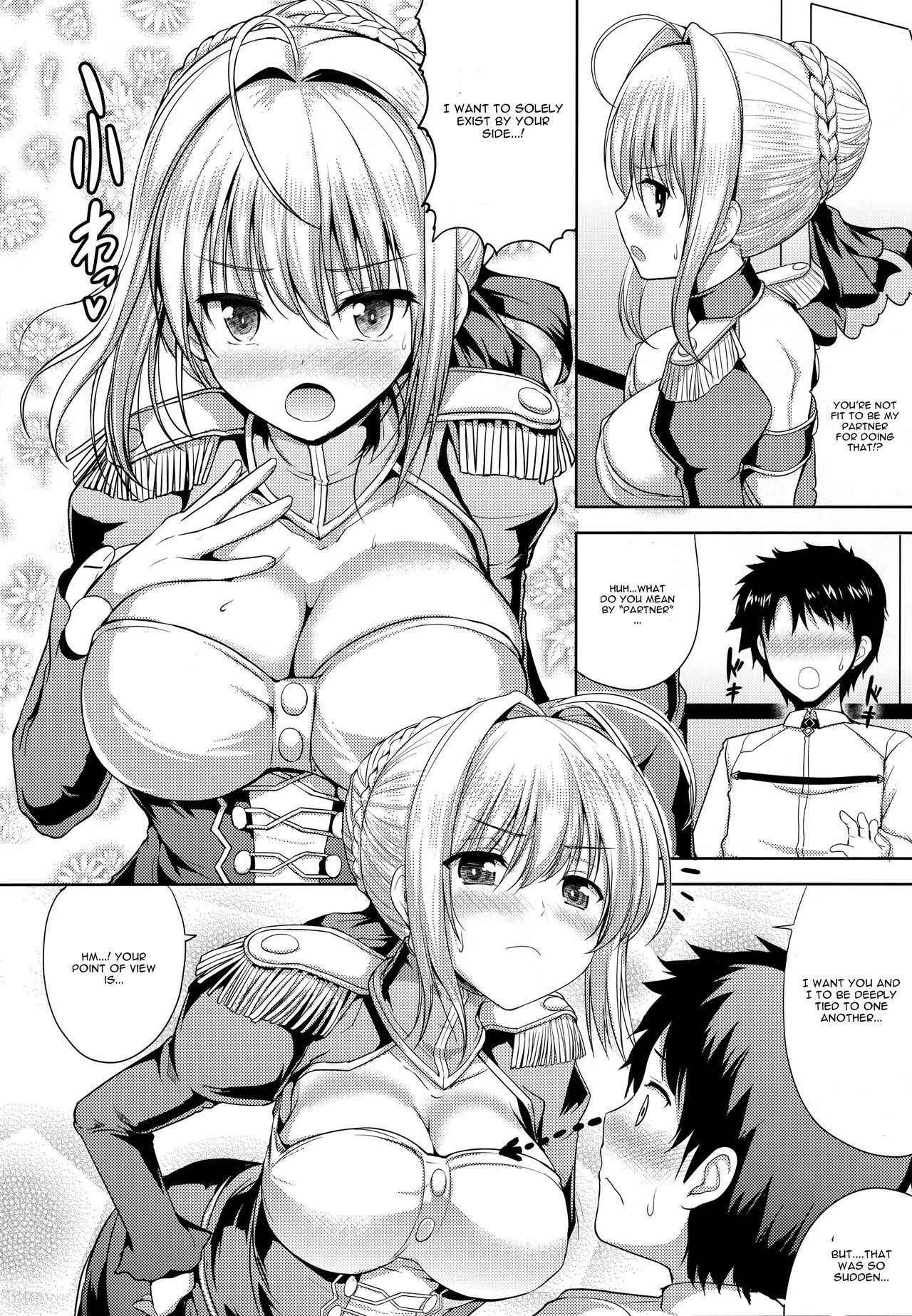 (COMIC1☆13) [An-Arc (Hamo)] Nero-chama ga Osotte Kita!! (Fate/Grand Order) [English] [CGrascal]