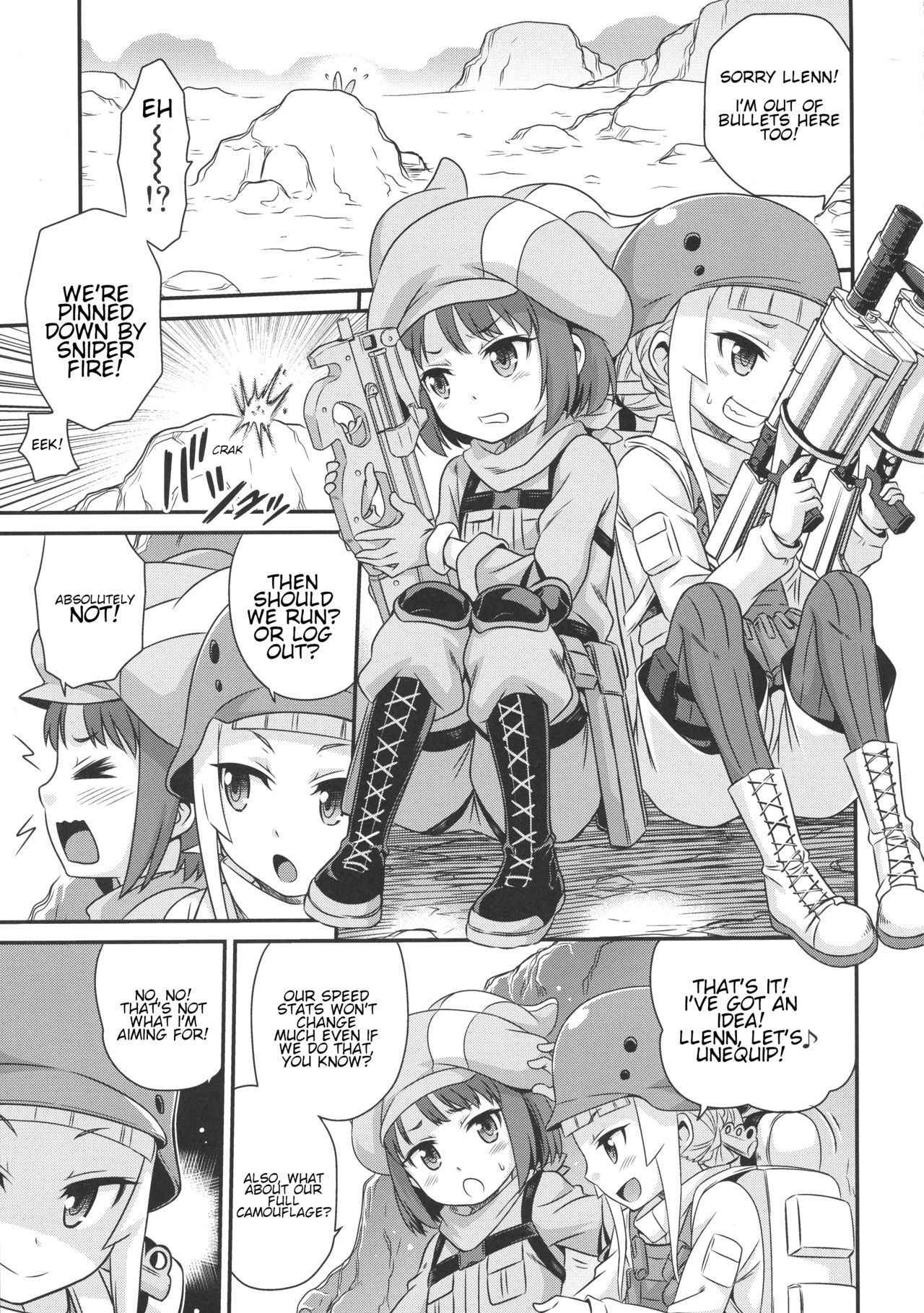 (C94) [Studio Tar (Kyouichirou)] Llenn Fukaziroh no Seikatsu!! | Llenn and Fukaziroh's Daily Life!! (Sword Art Online Alternative Gun Gale Online)[English][Shippoyasha]