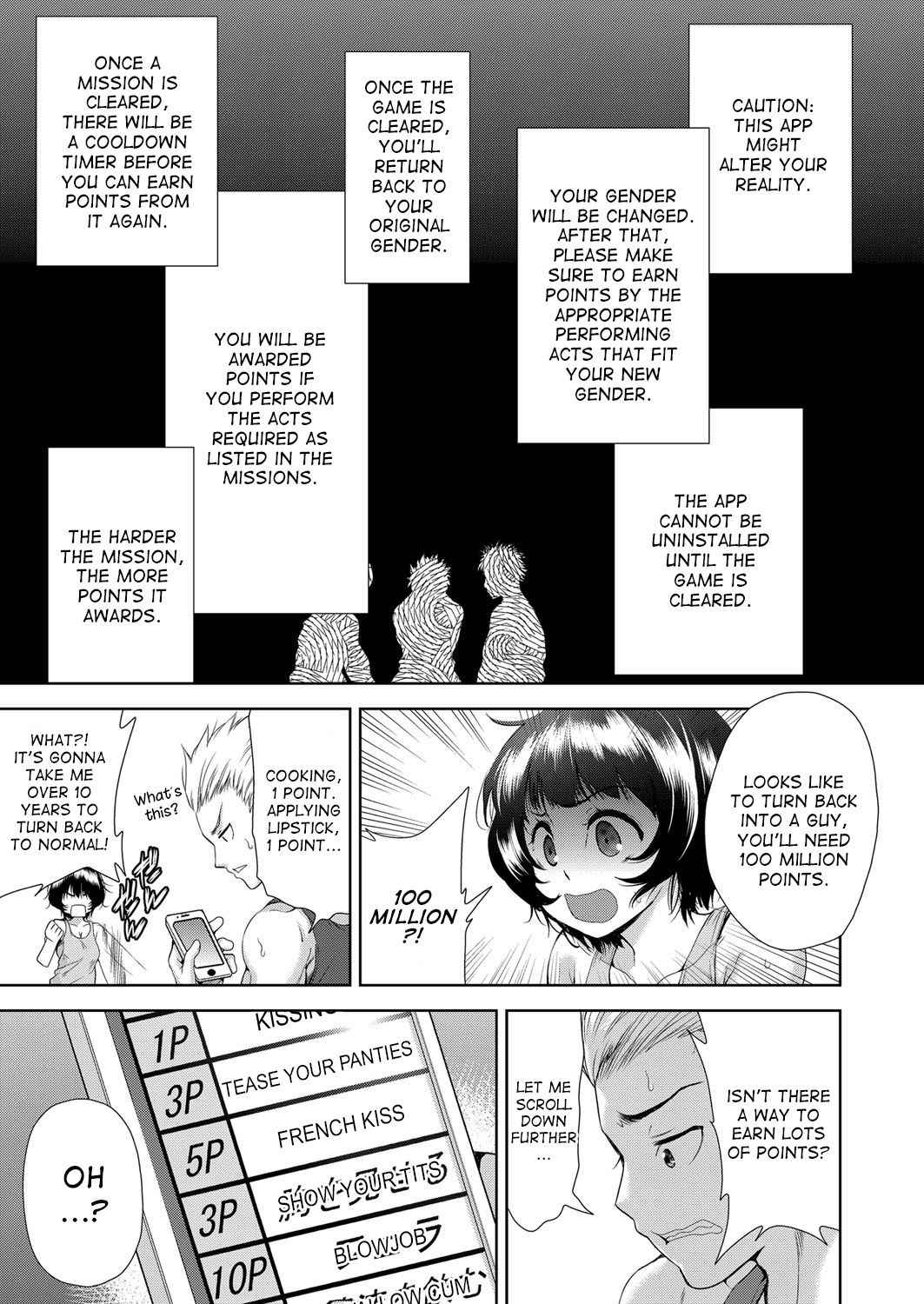 [Tetsuna] Onnanoko ni Naru Appli | An App That Turns You into a Girl ch.1-2 [English] [desudesu] [Digital]