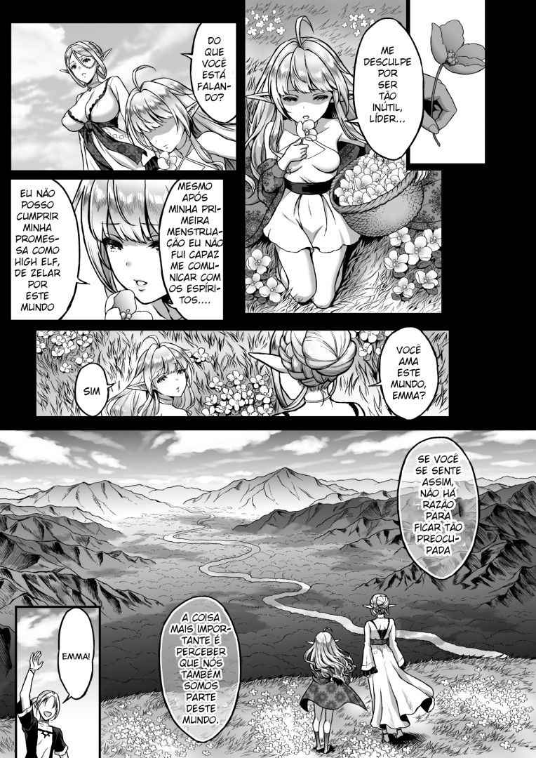 [H.B.A (Usagi Nagomu)] Tasogare no Shou Elf 2 - The story of Emma's side | The Melancholic Elf Whore 2 [Portuguese-BR] [Jaulios] [Digital]