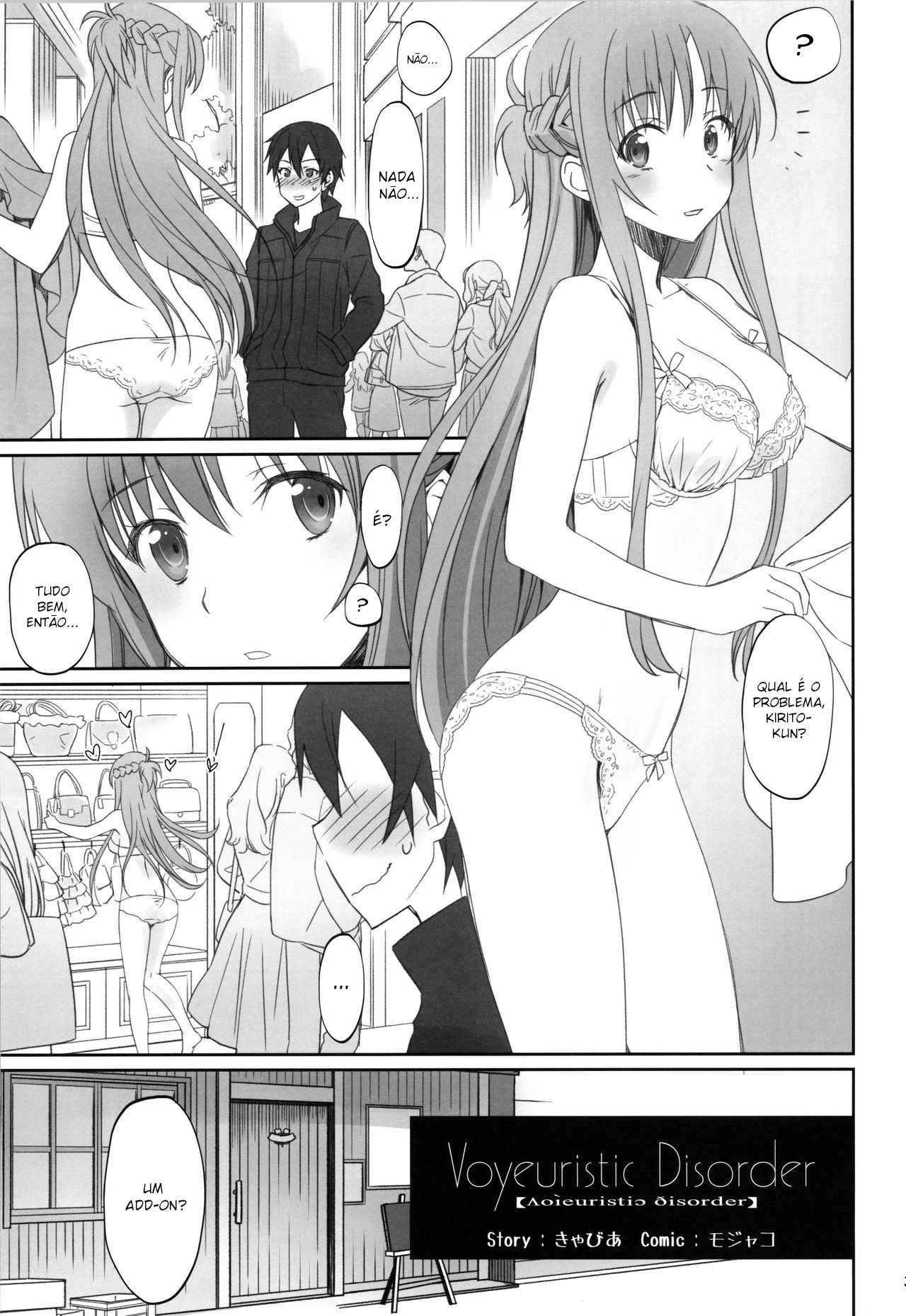 (C92) [Bloody Okojo (Caviar, Mojyako)] Voyeuristic Disorder (Sword Art Online) [Portuguese-BR] [JJaeger]