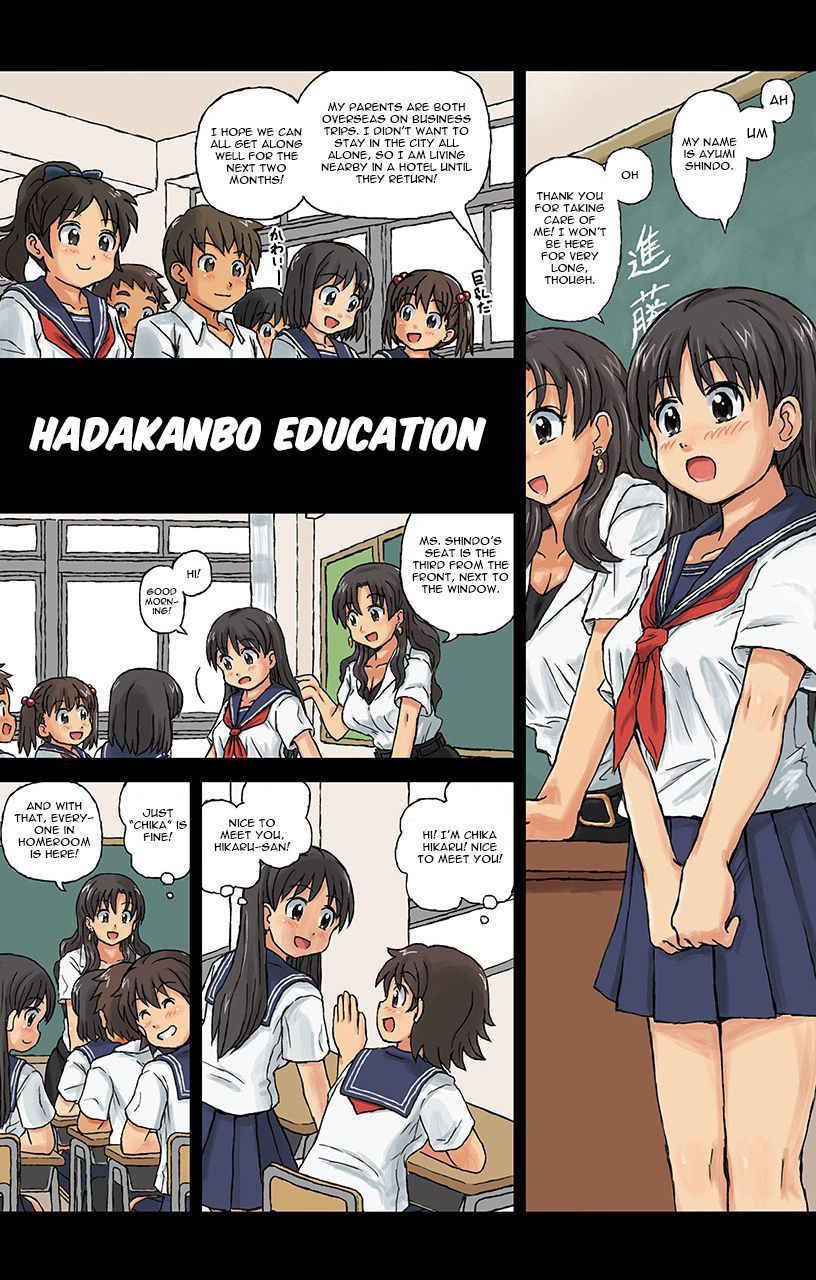 [Kasuga, Shin] Hadakanbo Kyouiku - JK mo Oppai Marudashi!? Sukoyaka Zenra Jugyou 1 | Hadakanbo Education - Schoolgirls' Breasts are Exposed!? Naked Health Lesson 1 [English] [Decensored] [artfish]