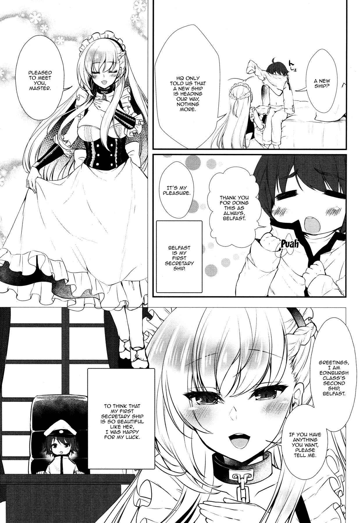 (C94) [pit.ra.bit (Niwaka Yuan)] Belfast desu, Goshujin-sama. | My name's Belfast, Master. (Azur Lane) [English] {Doujins.com}