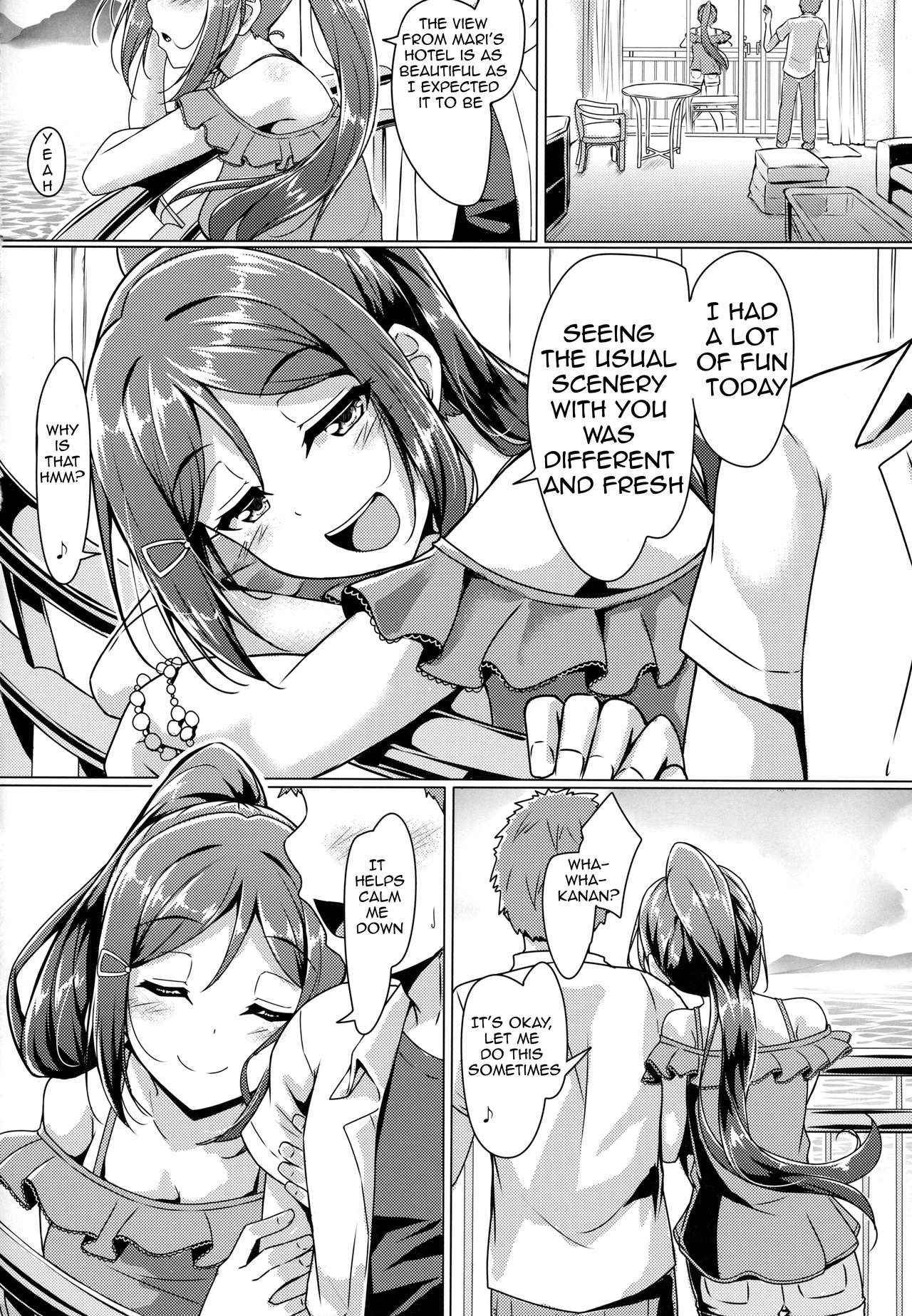 (C92) [corori (Yopparai Oni?)] Kanakan love ~ Kanan to Ecchi suru Hon! (Love Live! Sunshine!!) [English] {petra_lal}