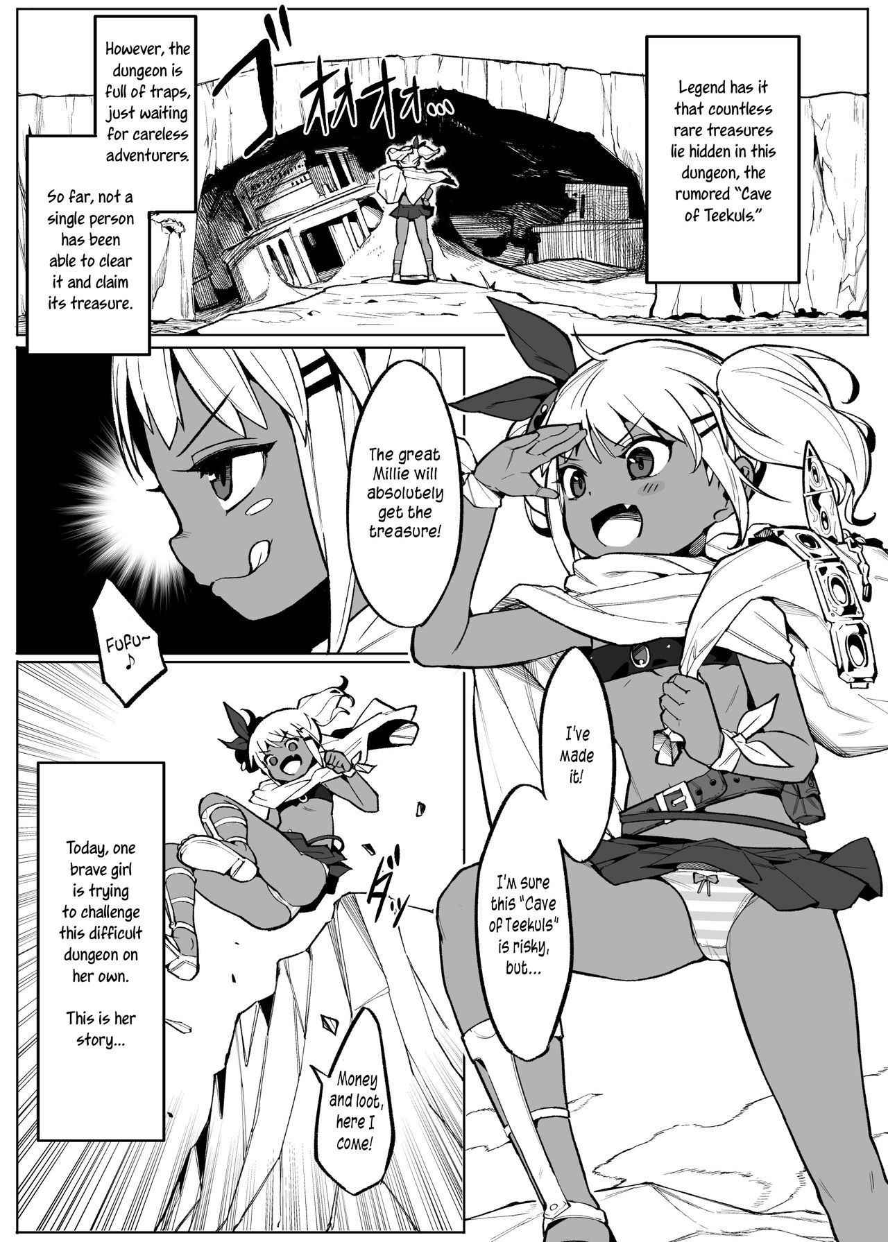 [Muriyari Egao (Henrybird9)] Thief Girl and Tickling Trap Dungeon! | Bishoujo Touzoku Kusuguri Trap Dungeon! [Eng] [Szayedt]