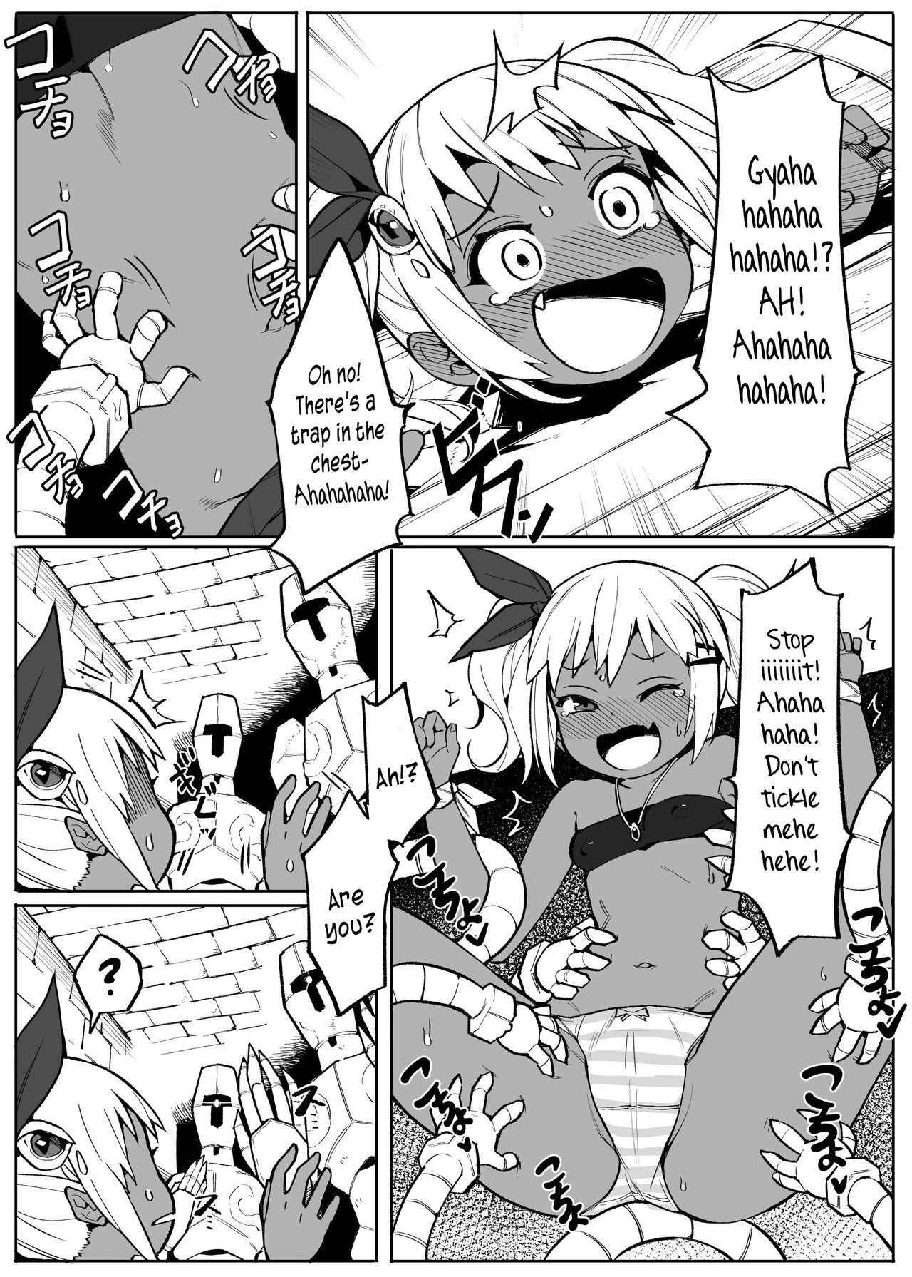 [Muriyari Egao (Henrybird9)] Thief Girl and Tickling Trap Dungeon! | Bishoujo Touzoku Kusuguri Trap Dungeon! [Eng] [Szayedt]