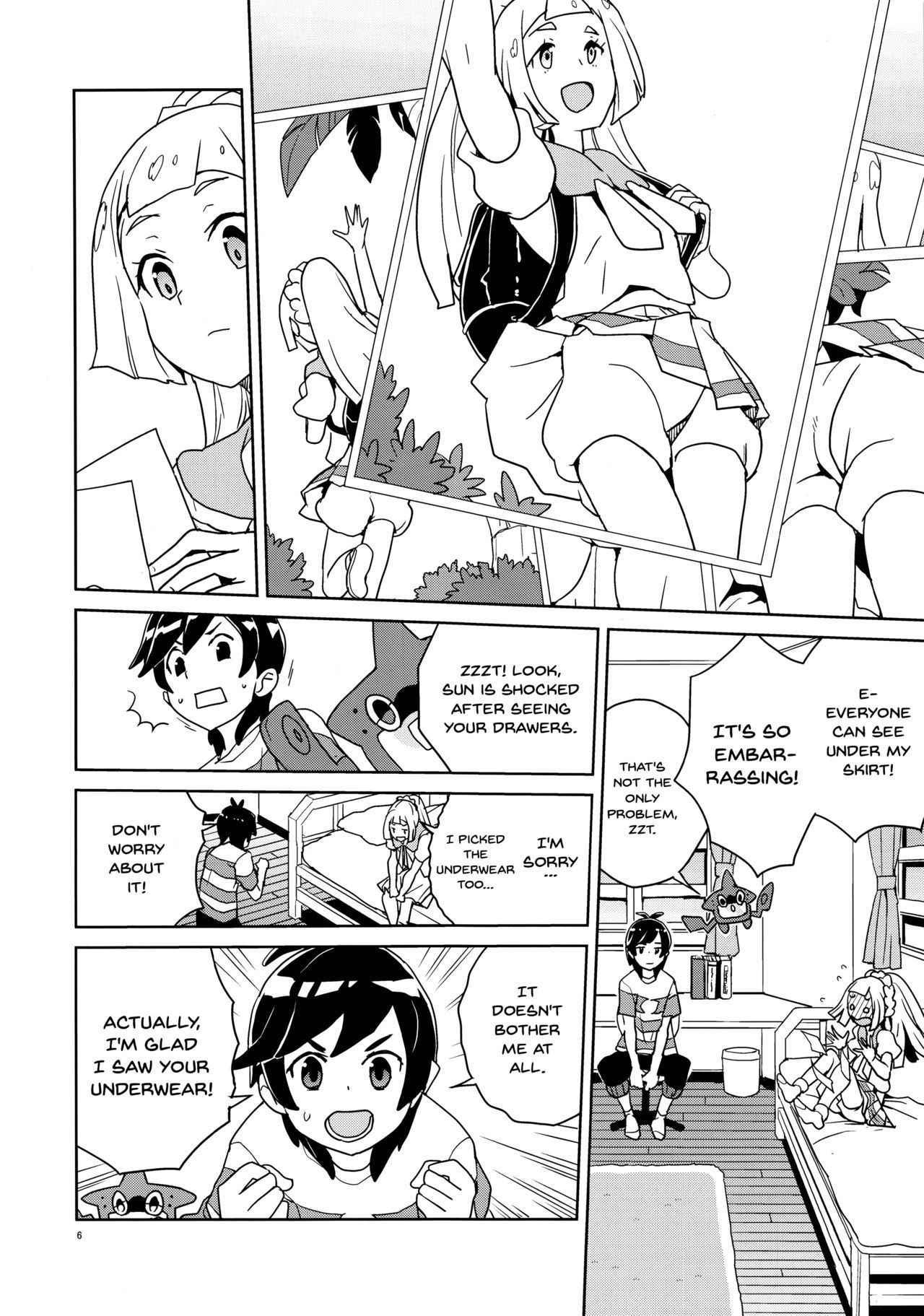 (Puniket 37) [Zenra Restaurant (Heriyama)] Lillie Kimi no Atama Boku ga Yoku Shite Ageyou (Pokémon Sun and Moon) [English] [Doujins.com]