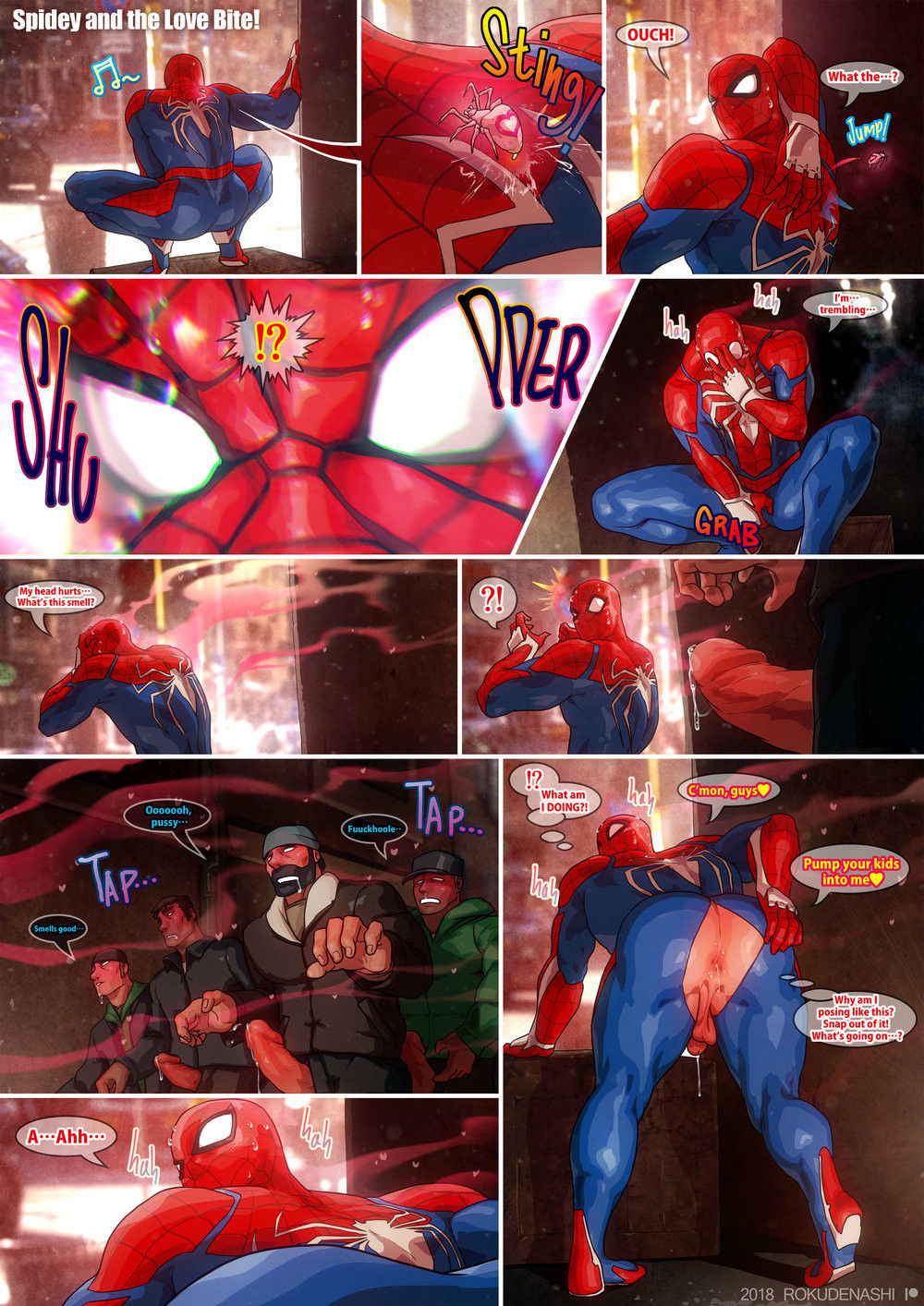 [Rokudenashi] Spidey and the Love Bite! [English]