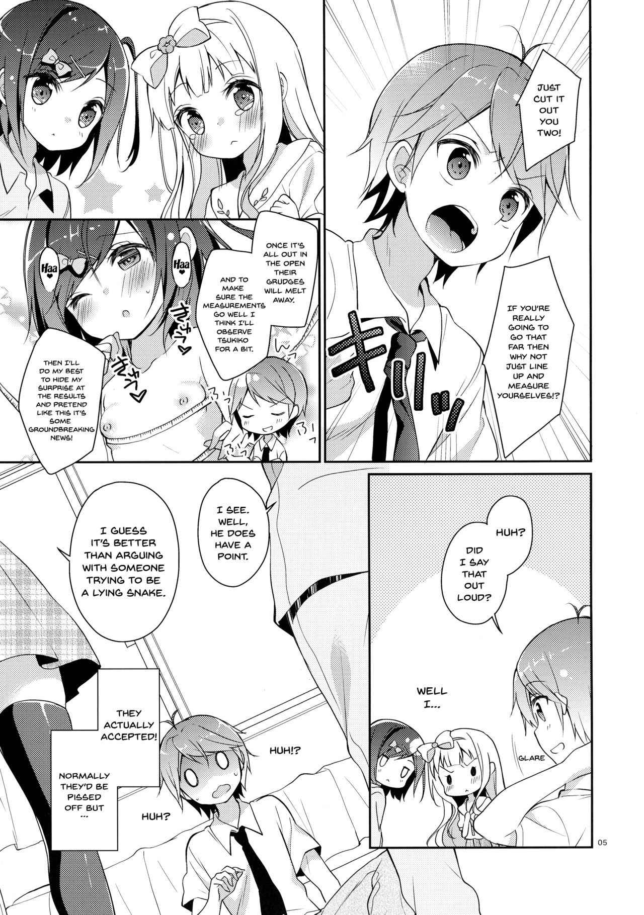 (C84) [Cocoa Holic (Yuizaki Kazuya)] Tsukko-chan to Komame-chan no Shintai o Sumizumi made Shirabe chau Hon (Hentai Ouji to Warawanai Neko) [English] [Doujins.com]