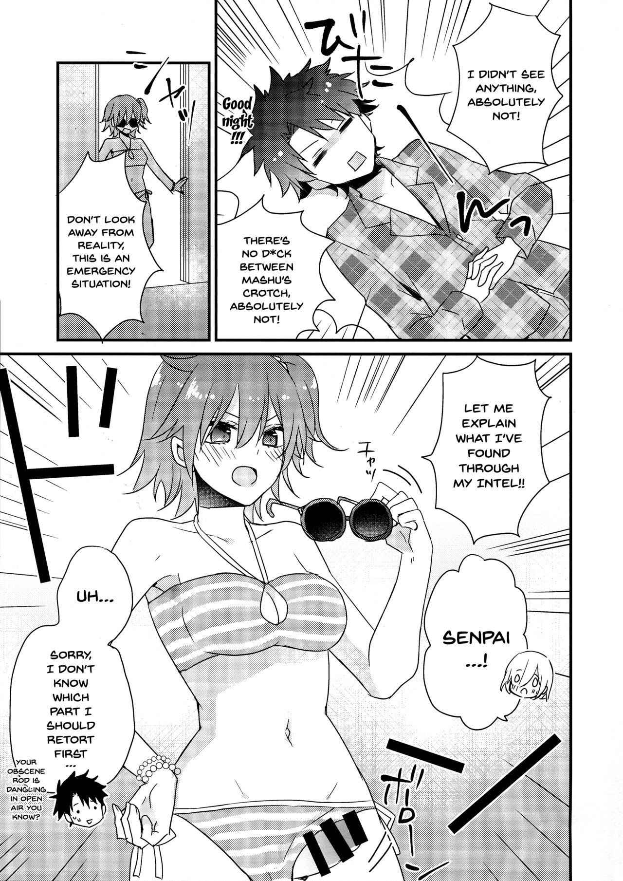 (C94) [16 aya (Pastachin)] Senpai Sando (Fate/Grand Order) [English] [Doujins.com]