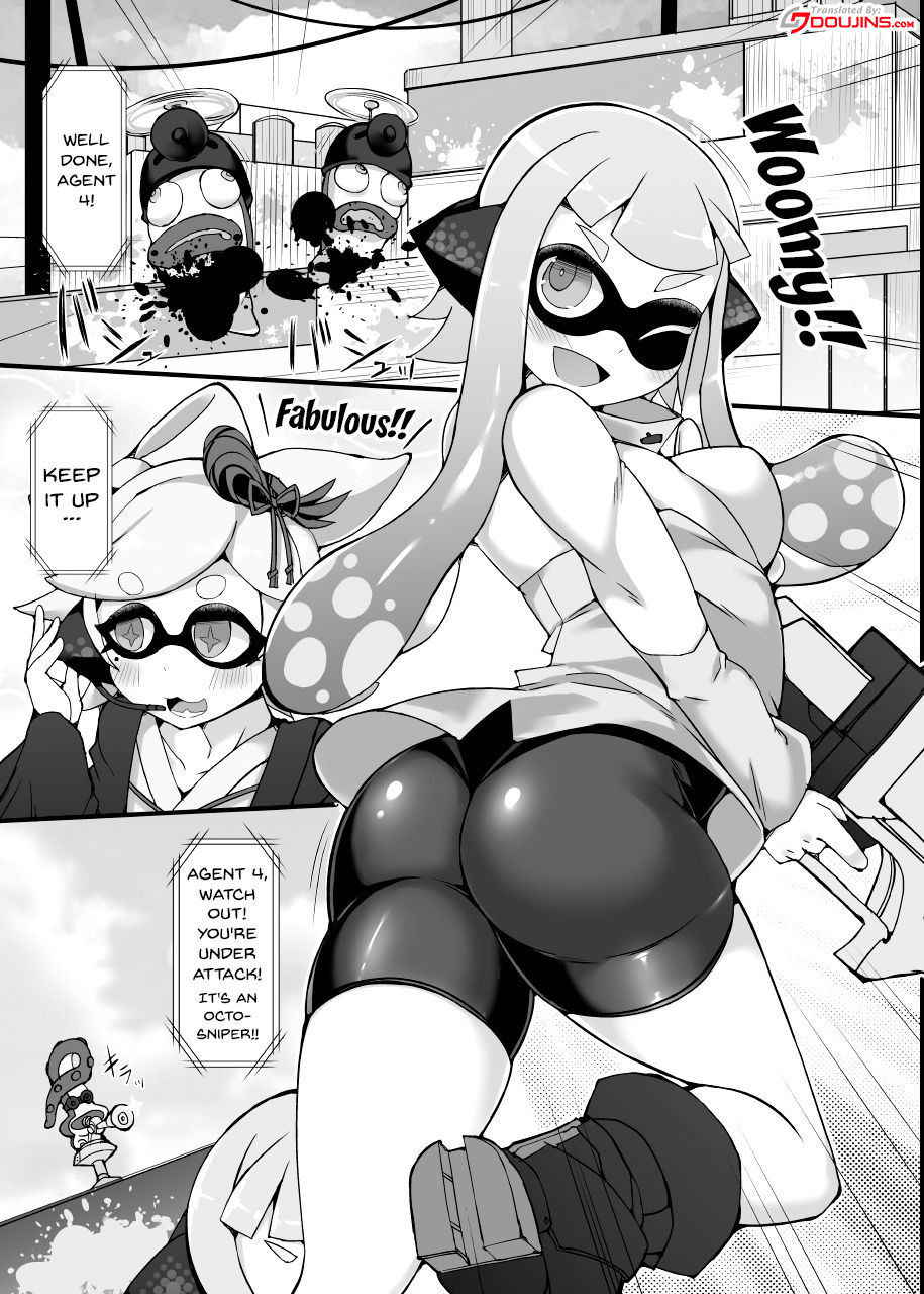 [Stapspats (Hisui)] Ecchi na Ink o Null ta cool Tentacle (Splatoon 2) [English] [Doujins.com] [Digital]