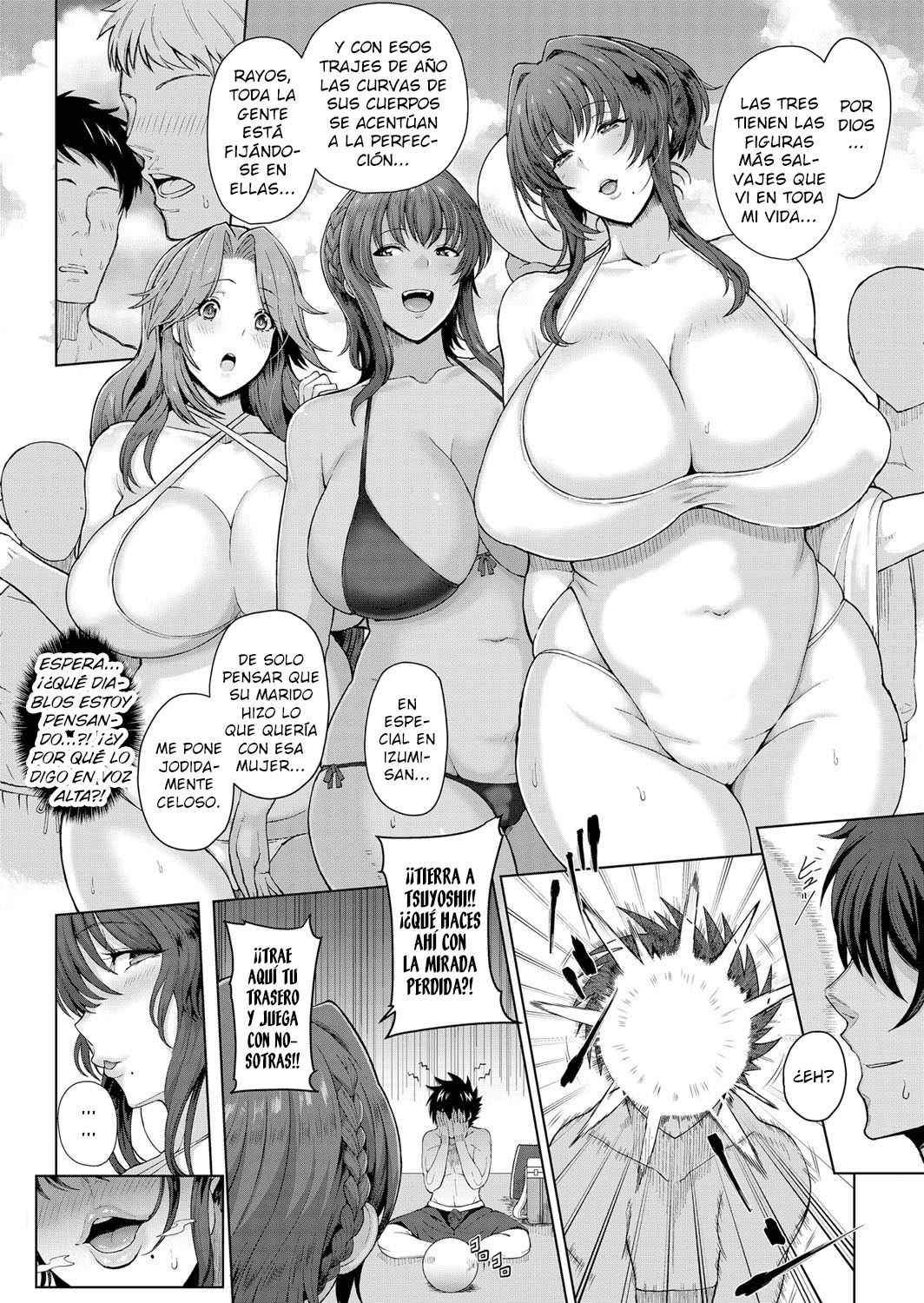 [Tawara Hiryuu] Toshiue Zukushi Jukushita Sanshimai  | Las tres hermanas mayores y maduras de al lado  Cap.1-2 [Spanish] [Shirosaki Scans]