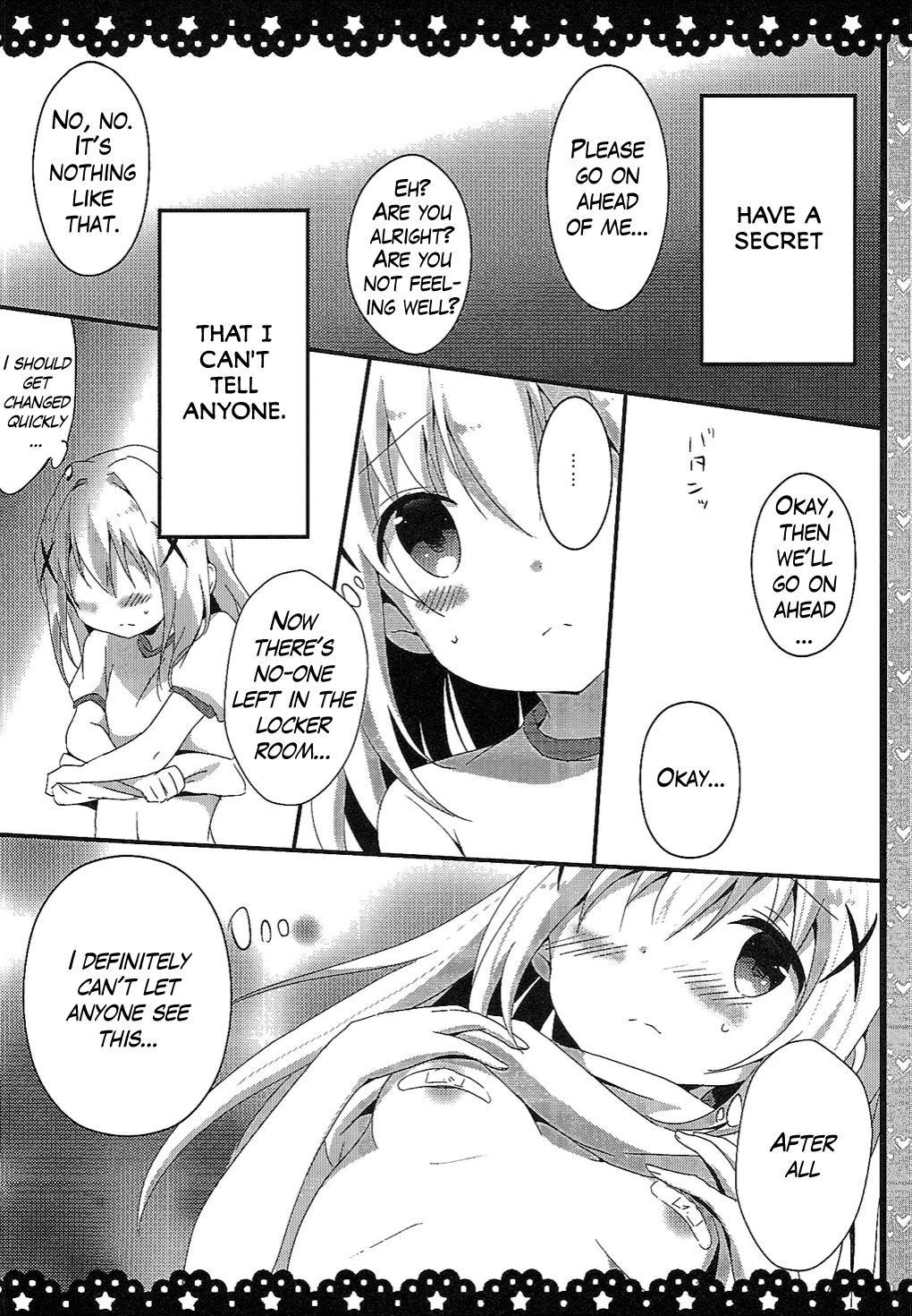 (COMIC1☆10) [Ame Usagi (Amedamacon)] Chino-chan Bra Tsukete Naino!? (Gochuumon wa Usagi desu ka?) [English]