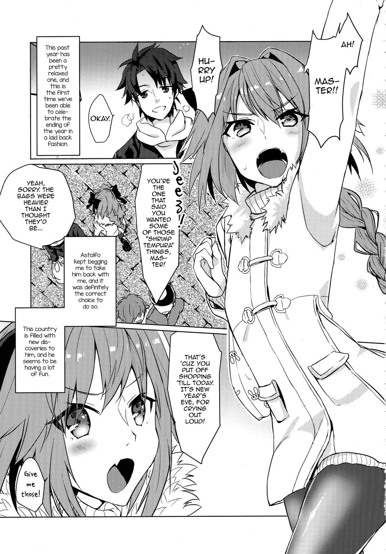 (C95) [Nekorobi (Nakajima Kotoko)] Astolfo-kun to Nenmatsu ni Ichaicha Sugosu Hon (Fate/Grand Order) [English] [mysterymeat3]