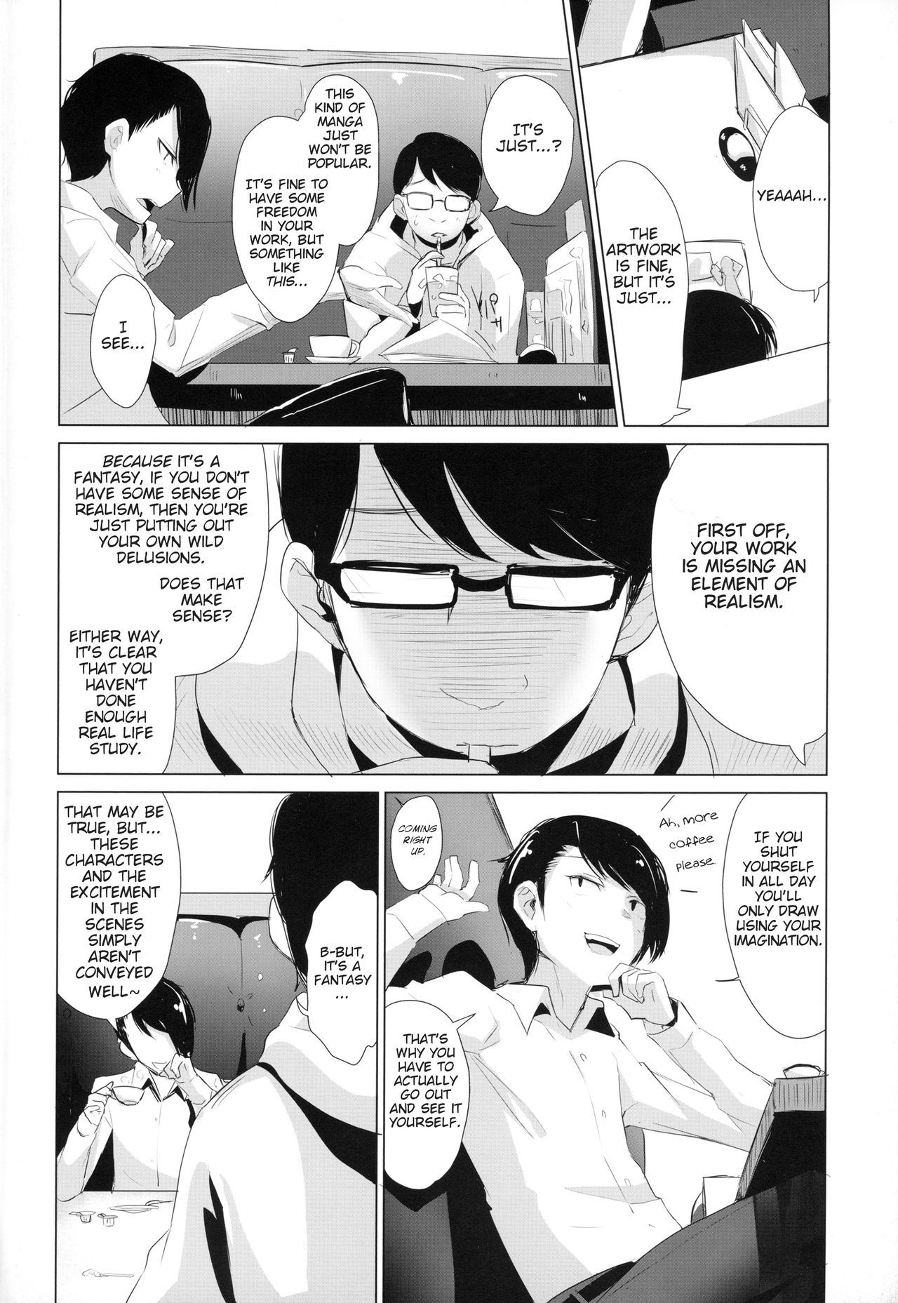 (C94) [Little Hopper with H (Hashibiro Kou)] Rachirare Shoujo wa, Manga no Naka de __. Koharu Hen | The Kidnapped Girl in the Manga... Chiharu Chapter [English] [Learn JP with H]