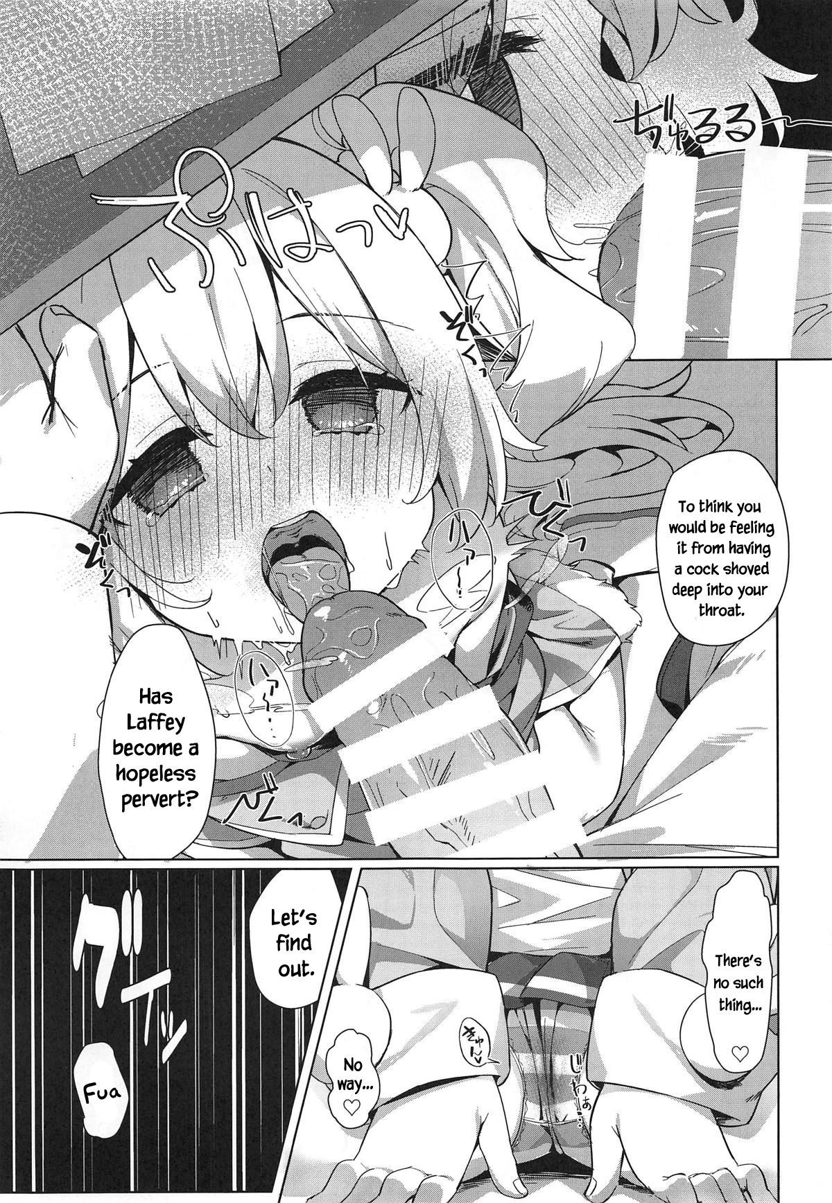 (C95) [Yume no Manimani (Tofu)] Laffey to Shikikan Shitsu de Icha Love H | Laffey and Commander Flirt and Have Sex In Their Room (Azur Lane) [English] [Zugen]