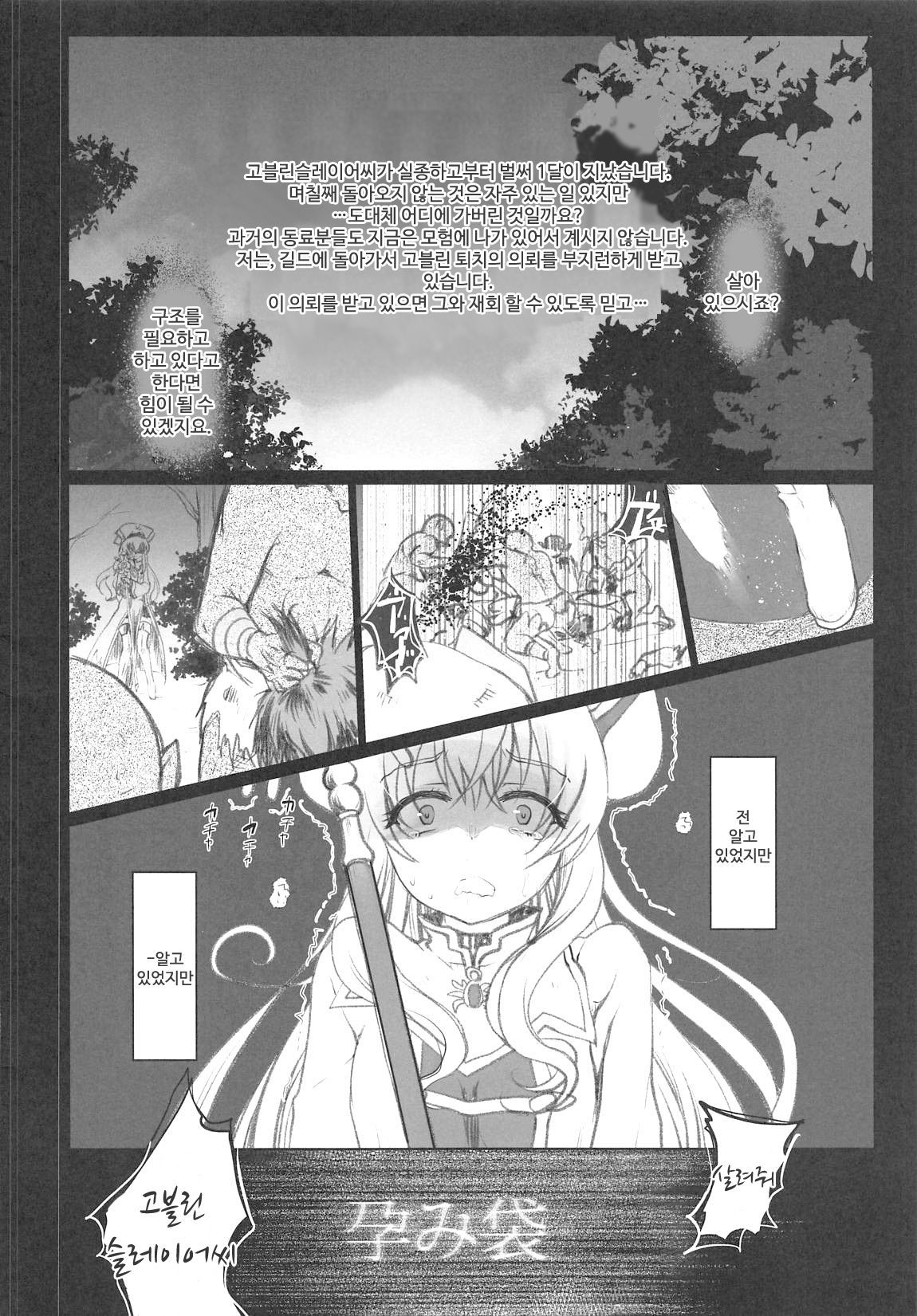 (C95) [Kuma-tan Flash! (Kumao Mofumofu)] Lost Desired (Goblin Slayer) [Korean] [팀 마스터]