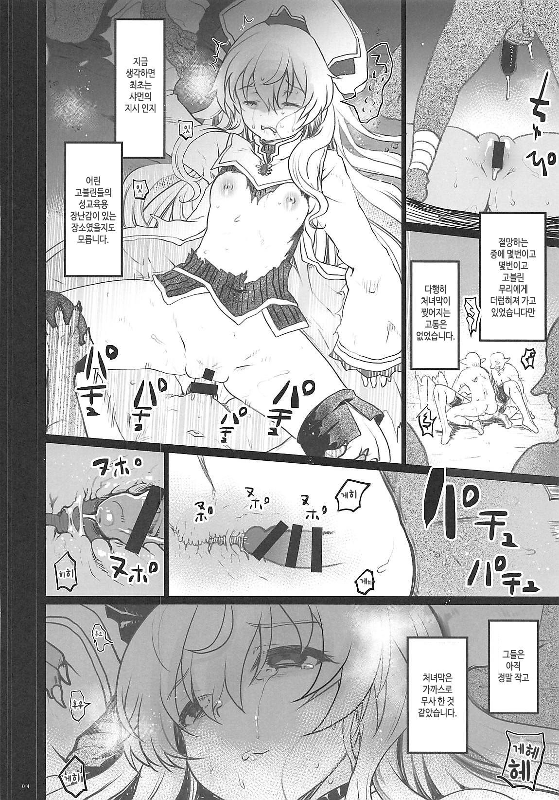 (C95) [Kuma-tan Flash! (Kumao Mofumofu)] Lost Desired (Goblin Slayer) [Korean] [팀 마스터]