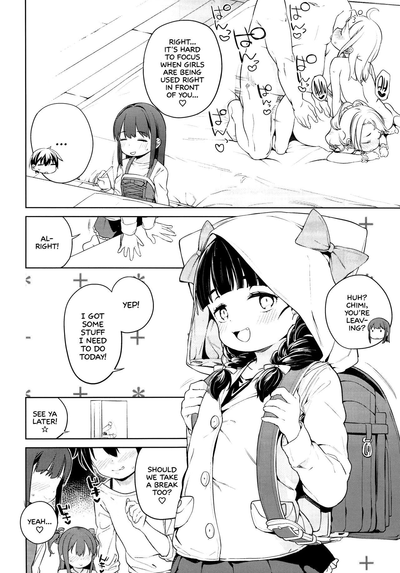 (C95) [Meshikutteneru. (Atage)] Teliot Jogakuen Benjo Onaho-bu Mesugaki Hen | Teliot Women's Academy Cumdump Club - Mini-Slut Chapter [English] [sneikkimies]