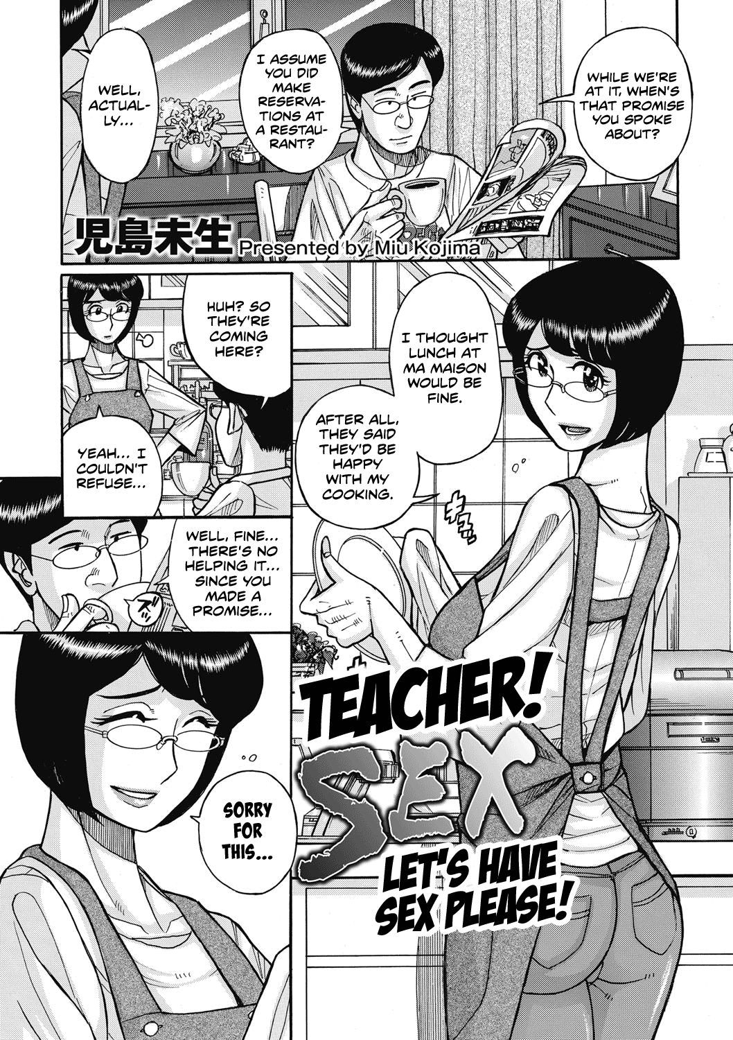 [Kojima Miu] Teacher! Let's have sex please! (Mesu Okaa-san) [English] [Shapes] [Digital]