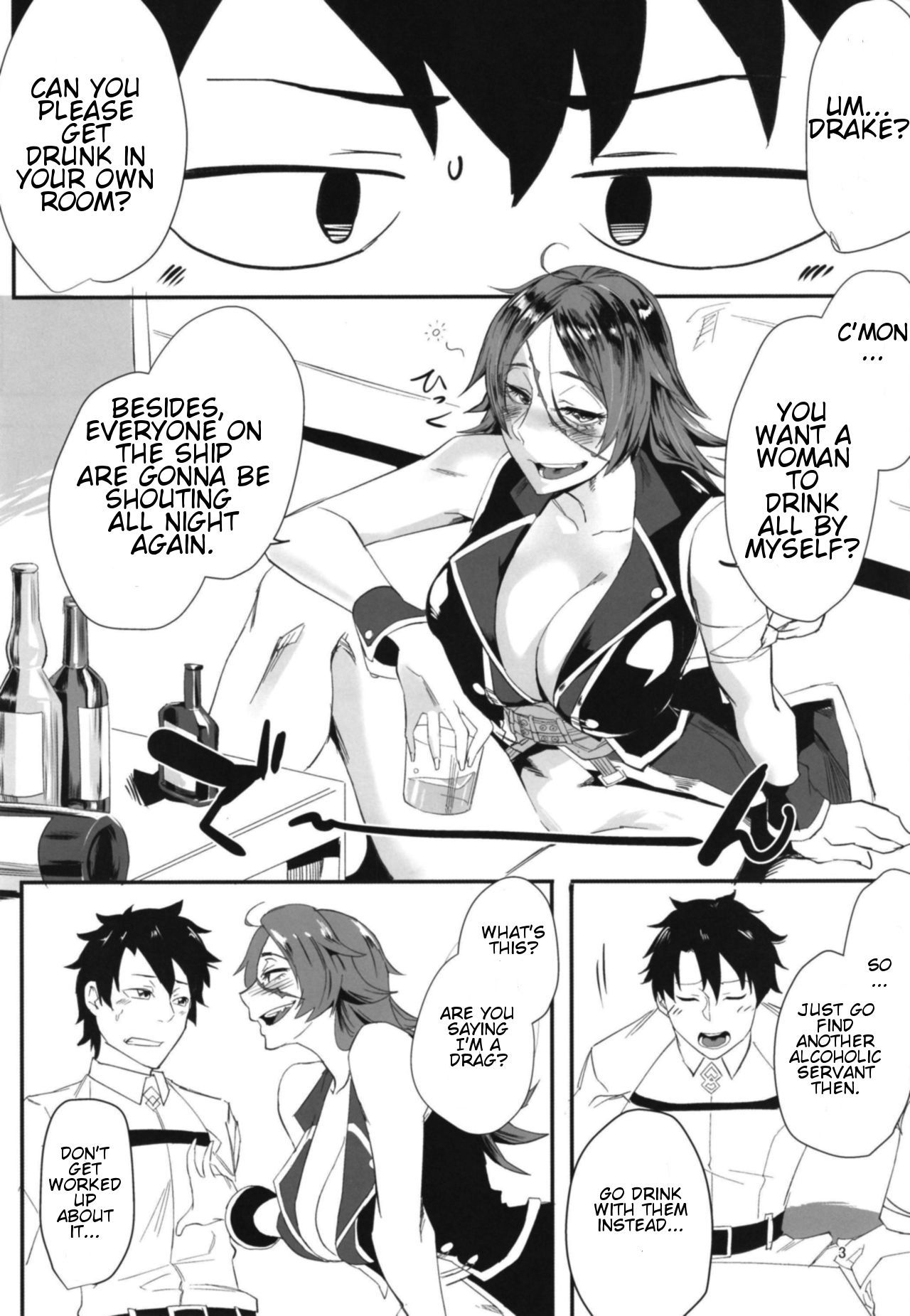 [Sucharaka Knight! (Orita)] Yoi Drake-san | Drunken Drake-san (Fate/Grand Order) [English] [Digital]