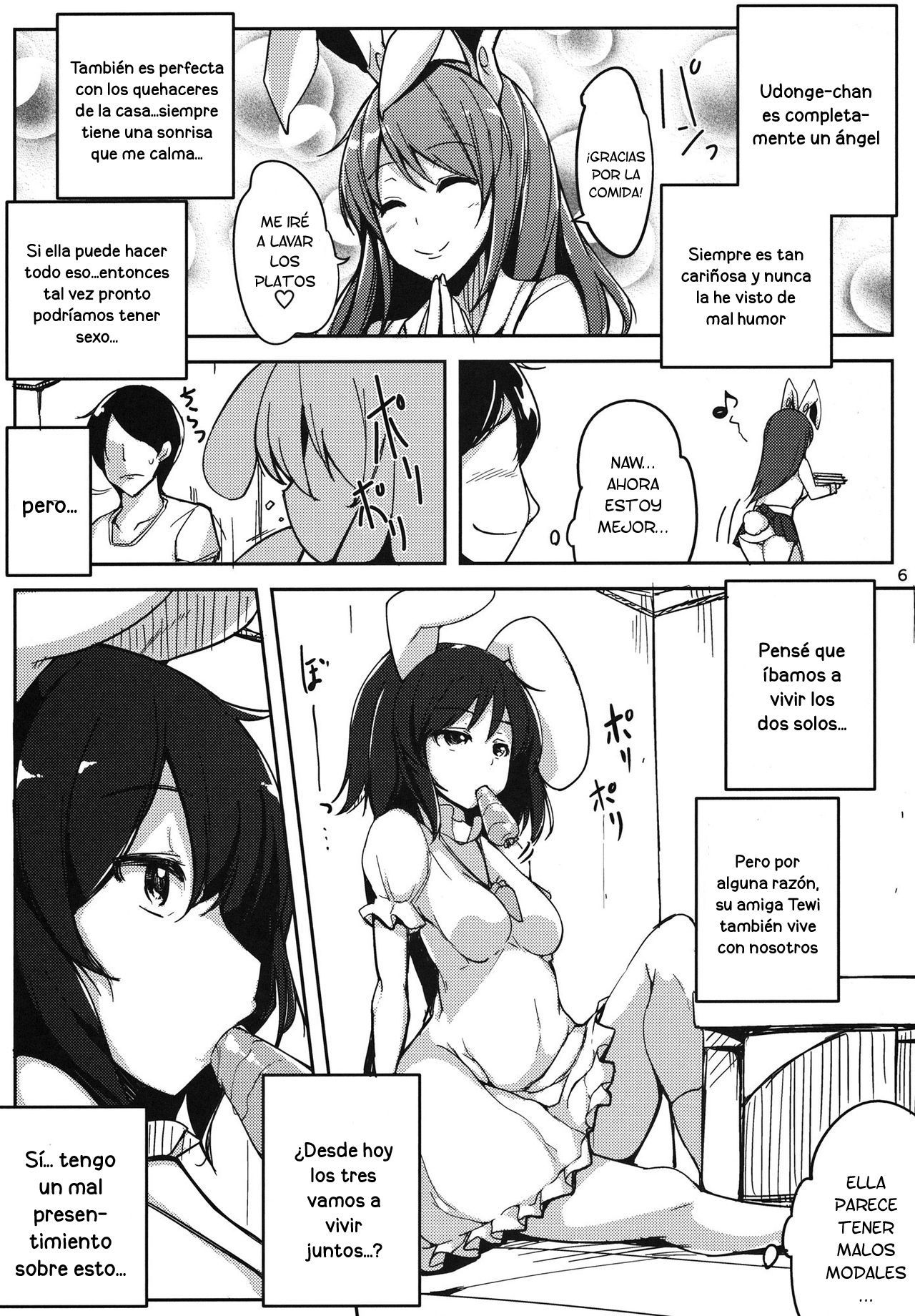 (Reitaisai 10) [Ippongui] Kanojo ga Iru noni Uwaki Shite Tewi-chan to Sex Shita (Touhou Project) [Spanish] [Lanerte]