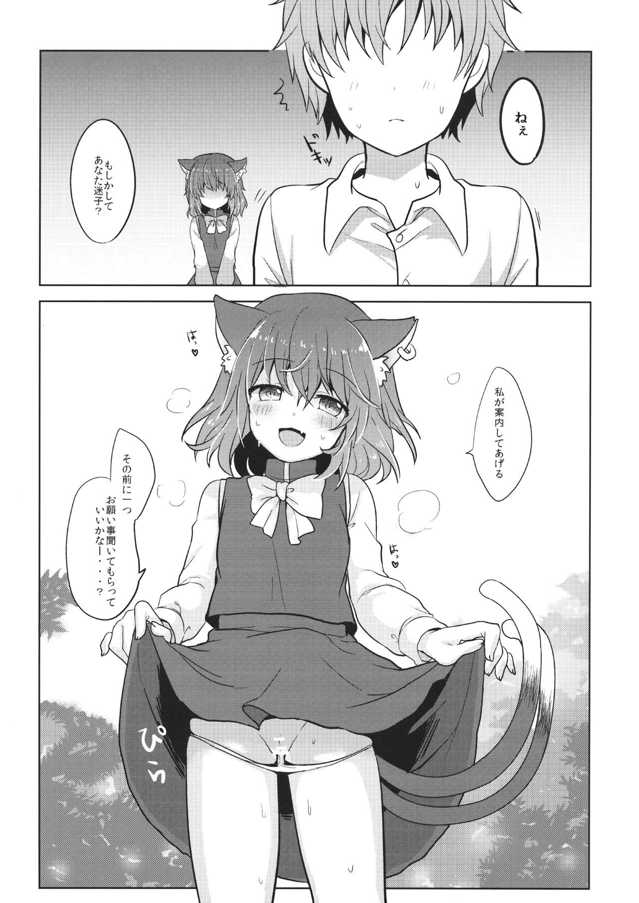 (Meikasai 11) [Kingyo Origin (Kayama Rim)] Chen-chan no Hatsujouki (Touhou Project)