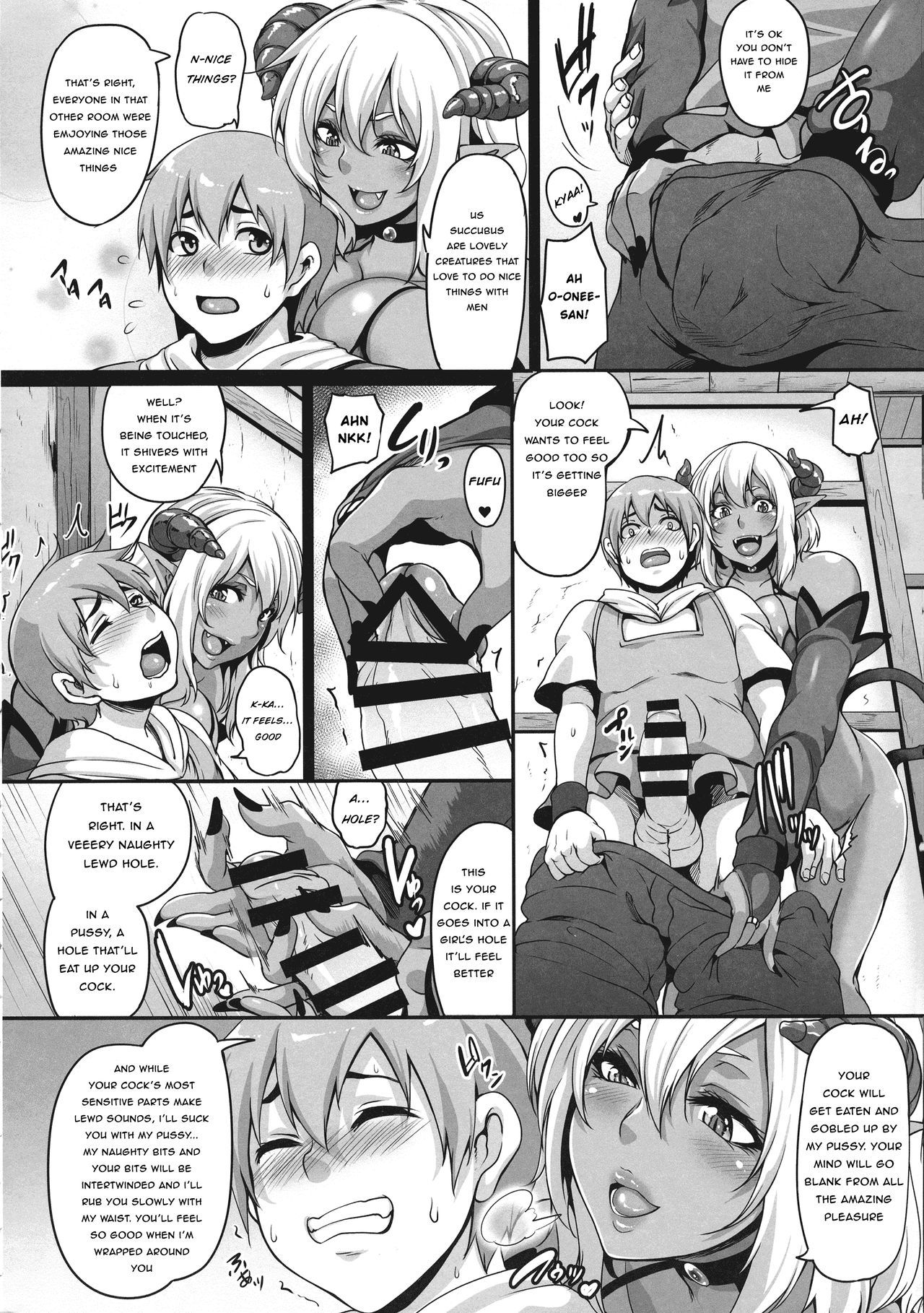 (C94) [Tiramisu Tart (Kazuhiro)] Inma Kyuusei 2 ~Shota Kui Succubus Oneesan~ | Semen Searching Succubus 2 - The Shota Eating Older Sister Succubus [English] {Stopittarpit}