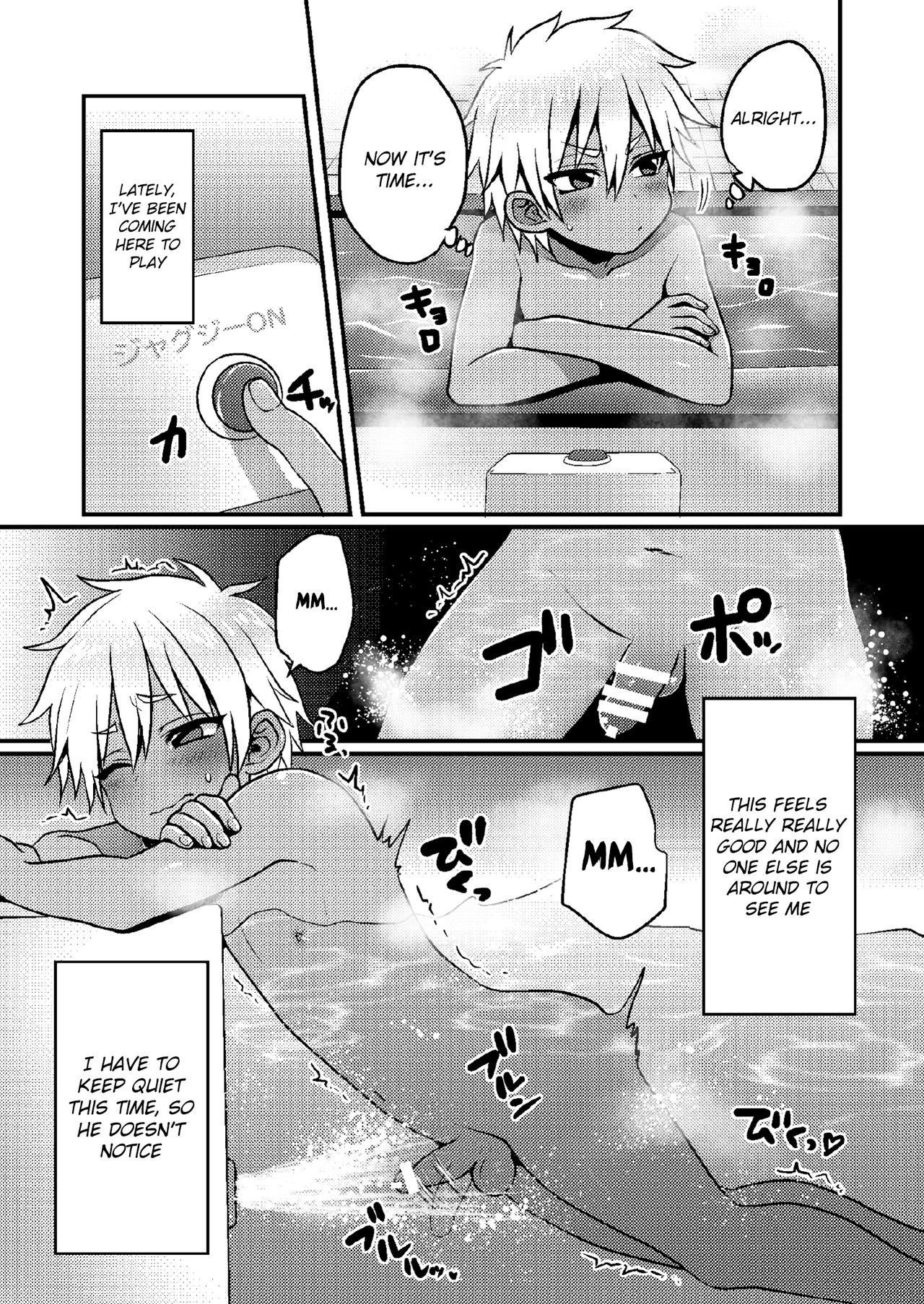 [Koneko Gumi (Poron)] Sentou de Hitori Asobi wo Suru Otokonoko no Ohanashi [English] {TheRobotsGhost}