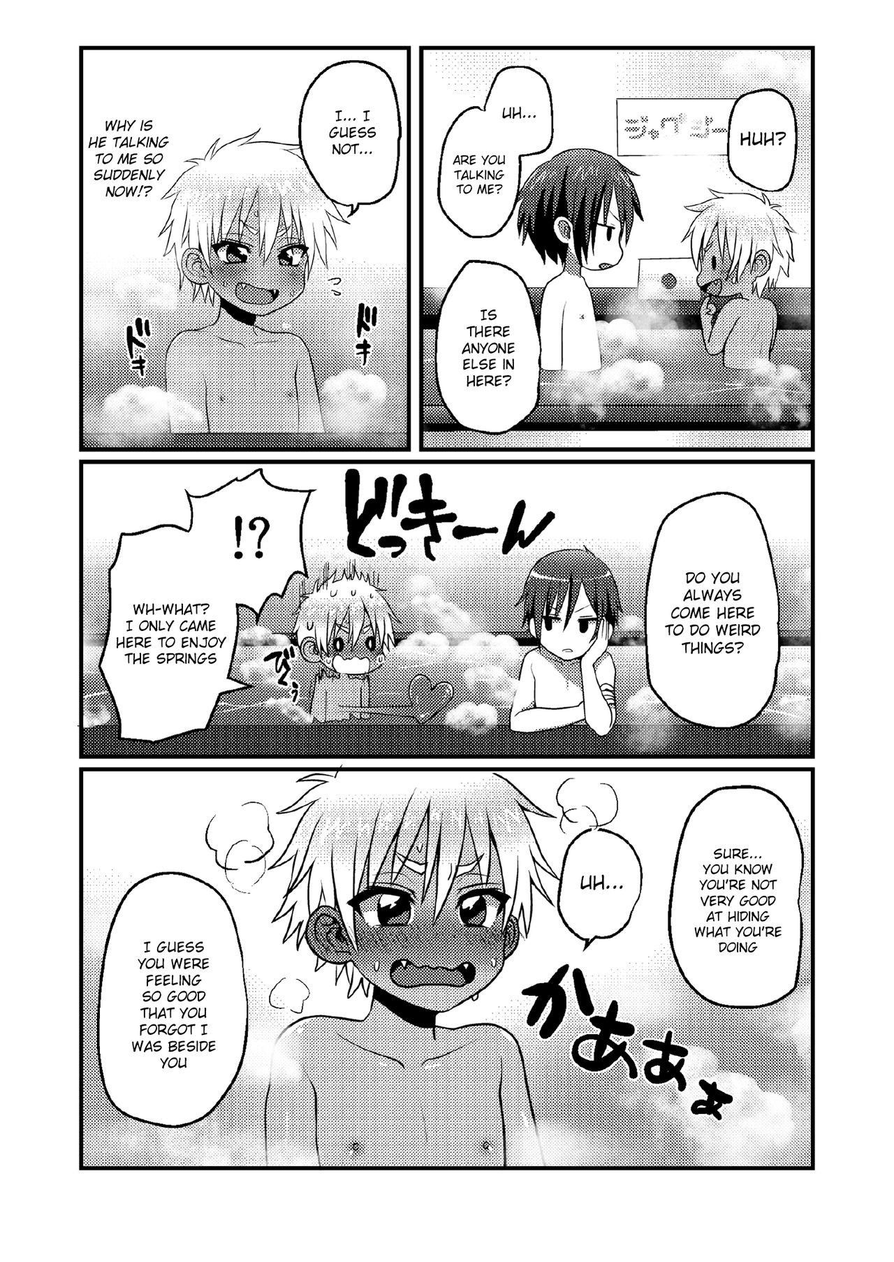 [Koneko Gumi (Poron)] Sentou de Hitori Asobi wo Suru Otokonoko no Ohanashi [English] {TheRobotsGhost}