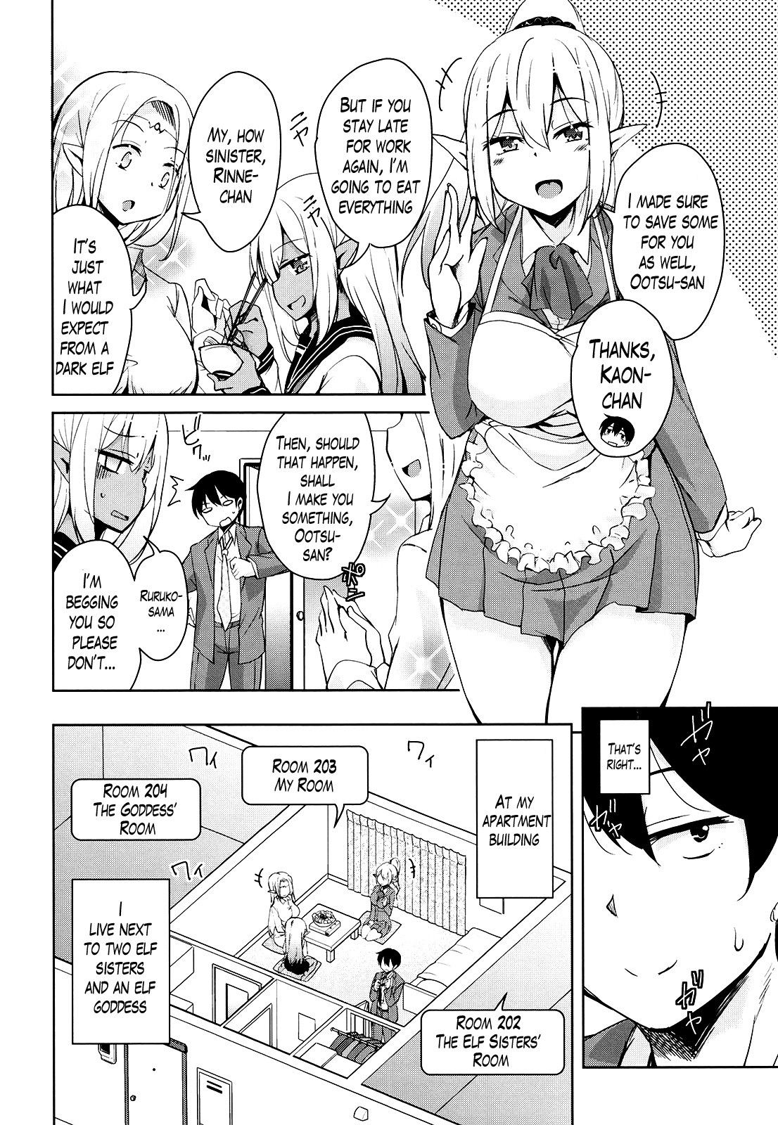 [Narusawa Kei] Tonari no JK Elf-san Ch. 1-2 [English][Lazarus H]