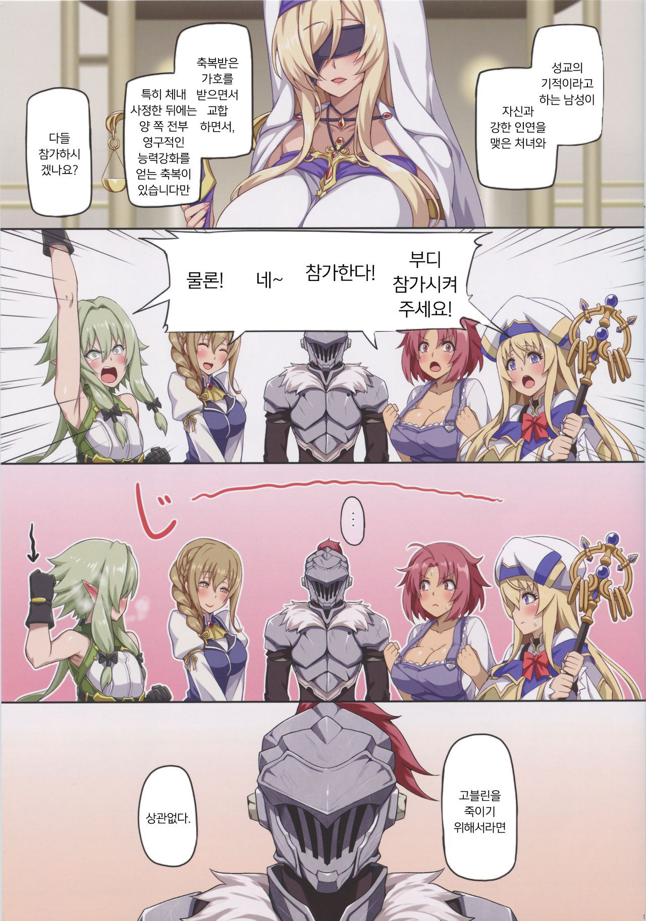 (C95) [Anmonkan (Darkmaya)] Seikou no Kiseki | 성교의 기적 (Goblin Slayer) [Korean] [팀 마스터]