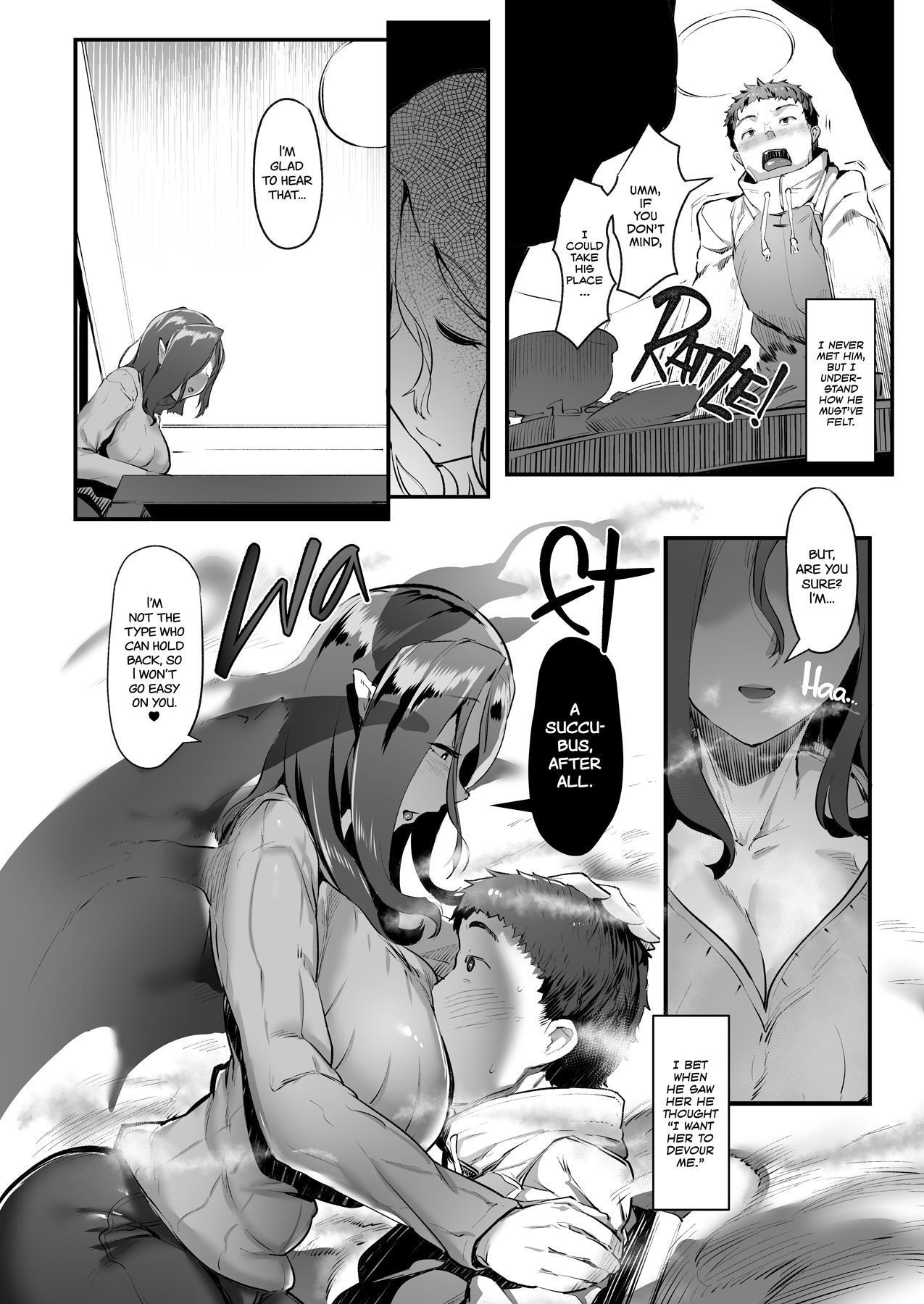 [AHOBAKA (aho)] Succubus Miboujin Hirusagari no Himitsu | Succubus Widow's Afternoon Secret [English] [2d-market.com] [Decensored] [Digital]