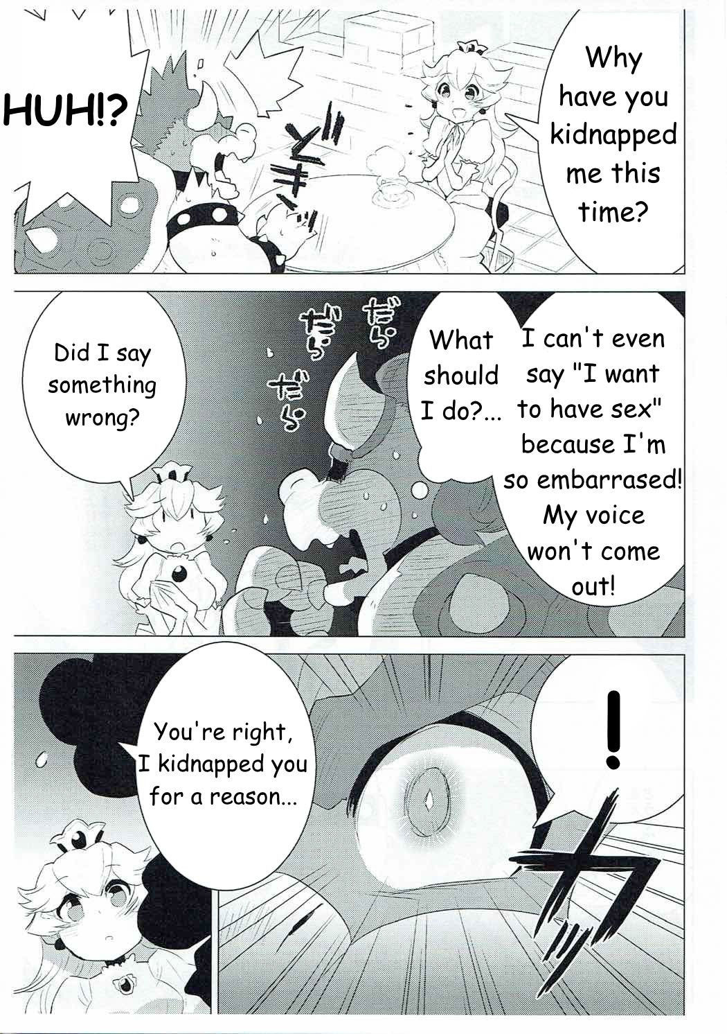 (Kemoket 4) [ryusuke works (Nagareboshi Purin)] PRINCESS LESSON (Super Mario Brothers)[English]